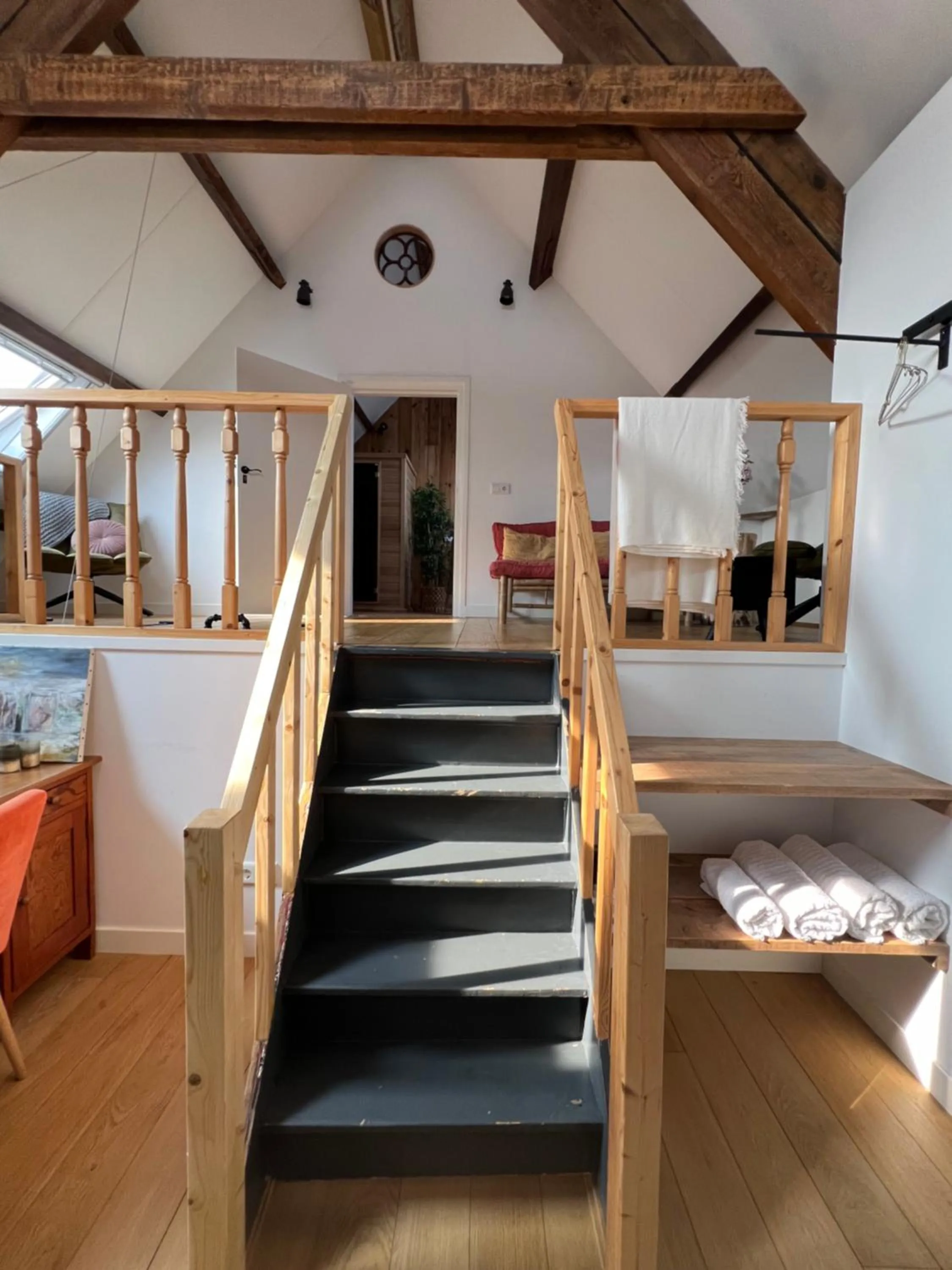 Bed in B & B 'Droom in de polder de Suite met prive sauna