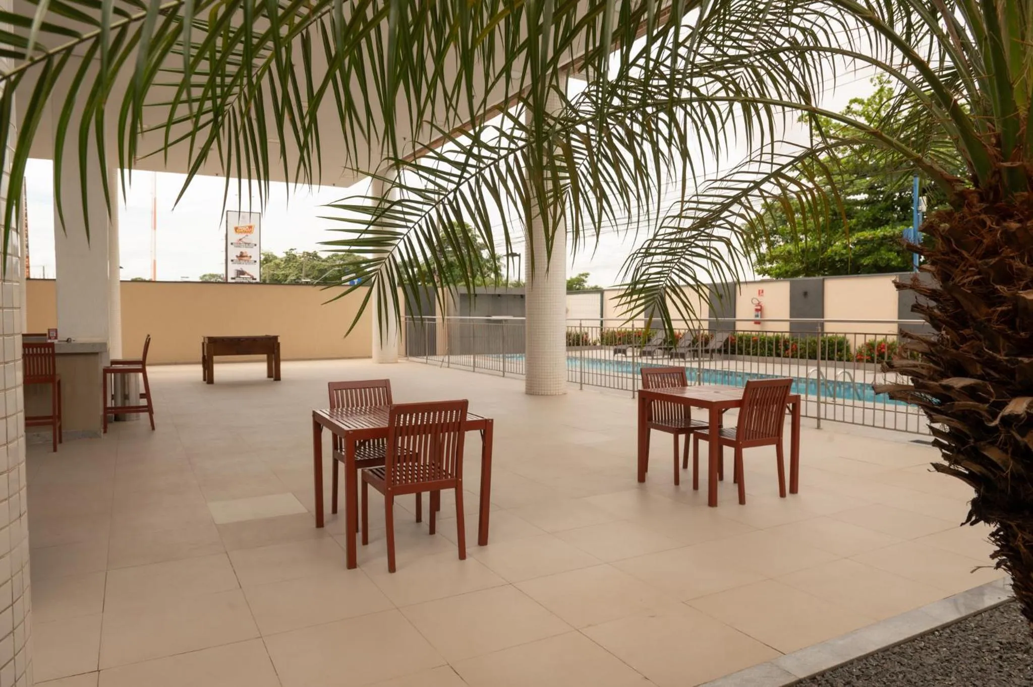 Pool view in Imperial Hotel