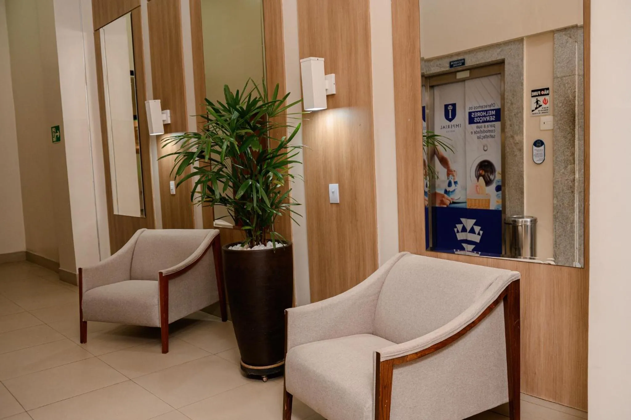 Seating area in Imperial Hotel