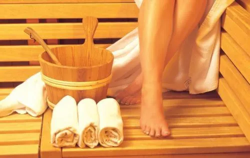 Sauna in Kurpark Flair Hotel Im Ilsetal