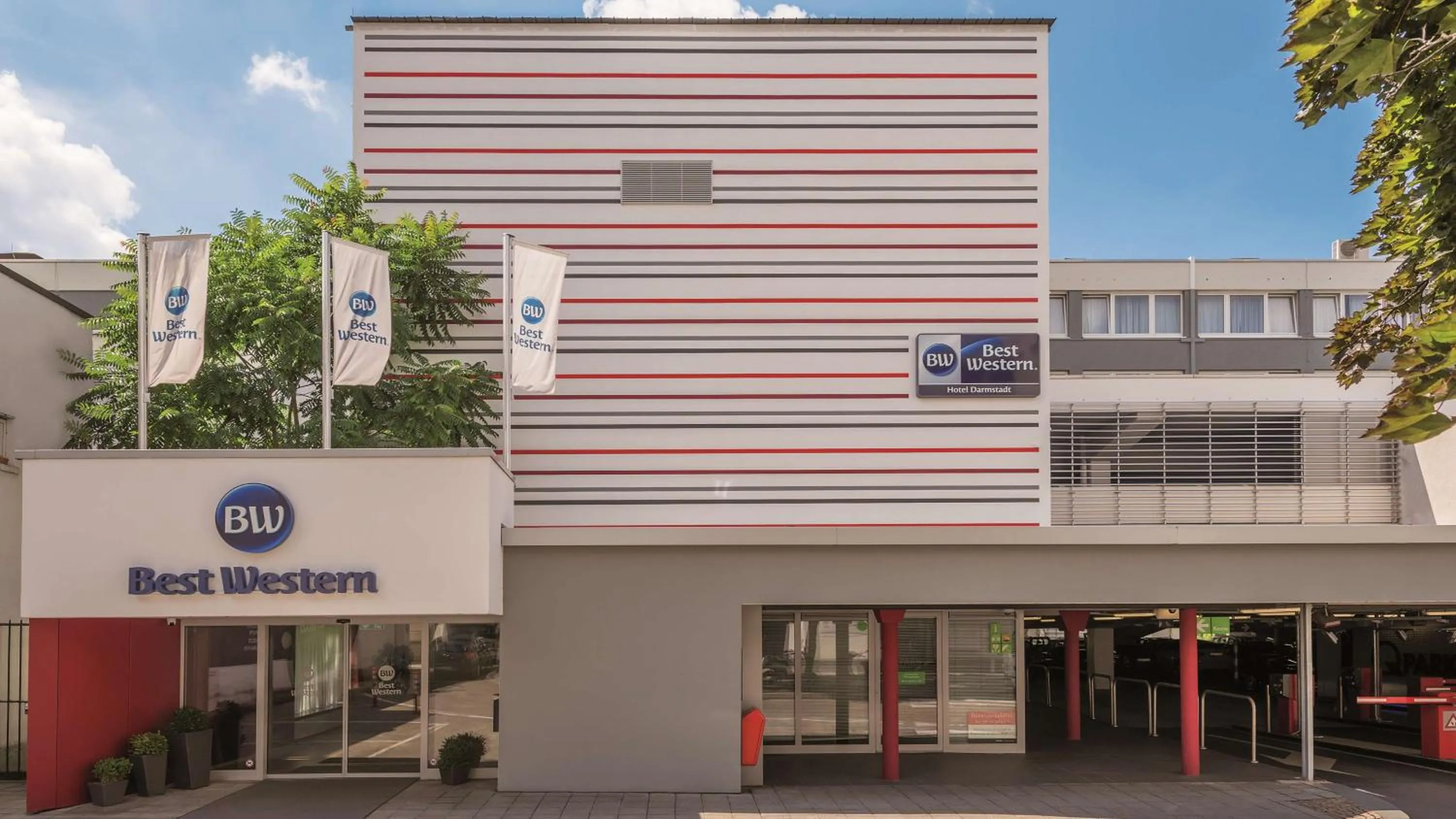 Property building in Best Western Hotel Darmstadt Mitte