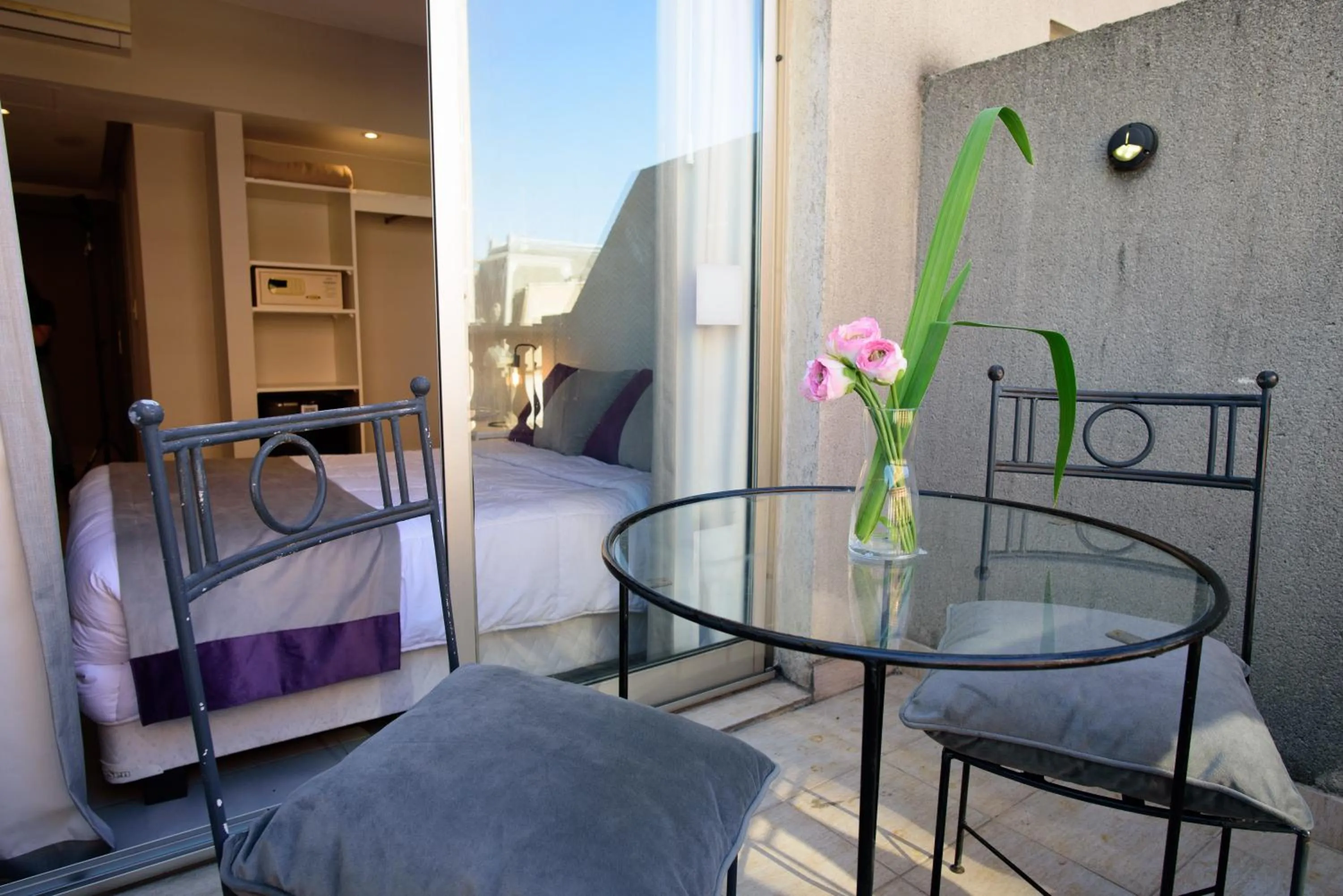 Balcony/Terrace, Bed in Unique Palacio San Telmo