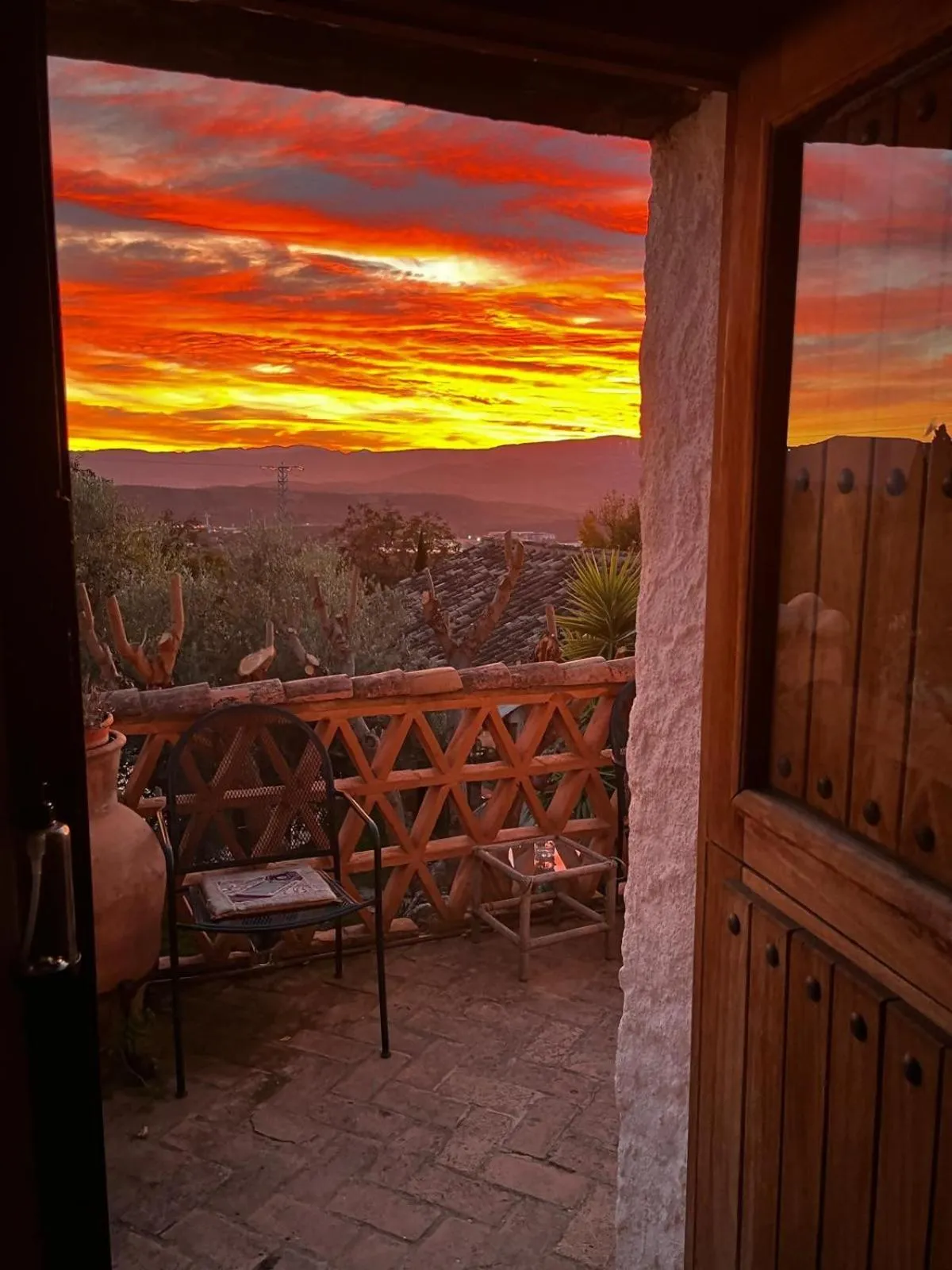 View (from property/room) in Hotel Rural Alqueria de los lentos
