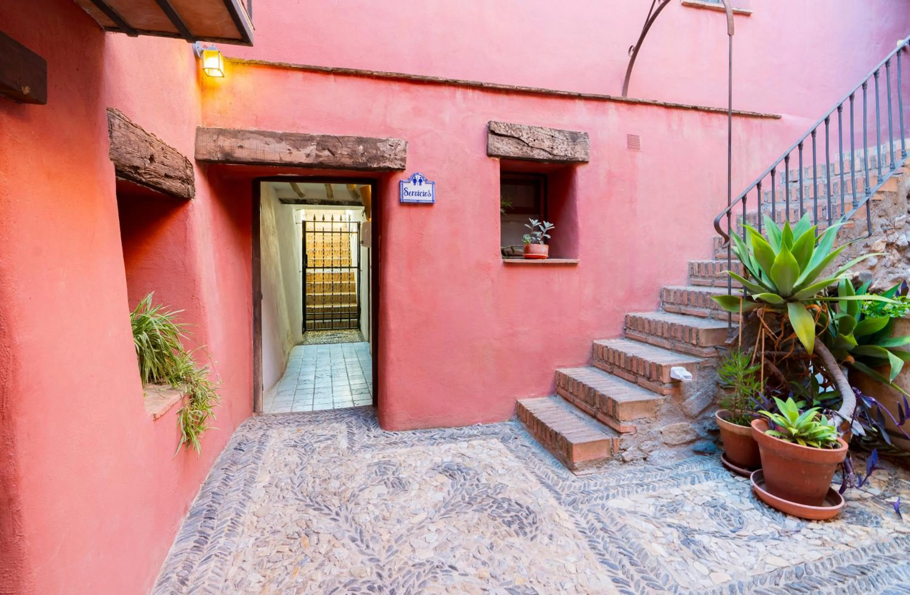 Patio in Hotel Rural Alqueria de los lentos