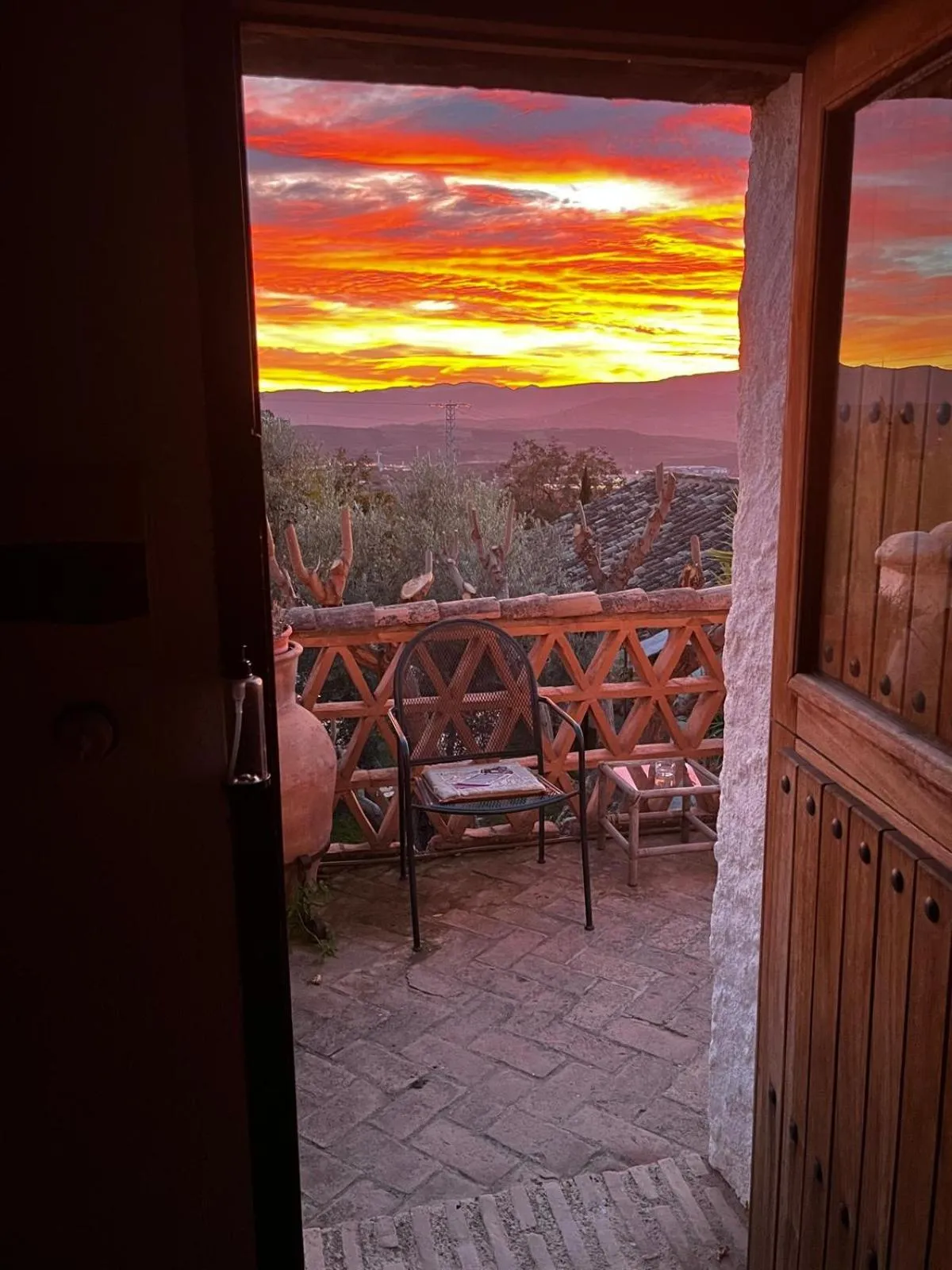 Garden view in Hotel Rural Alqueria de los lentos
