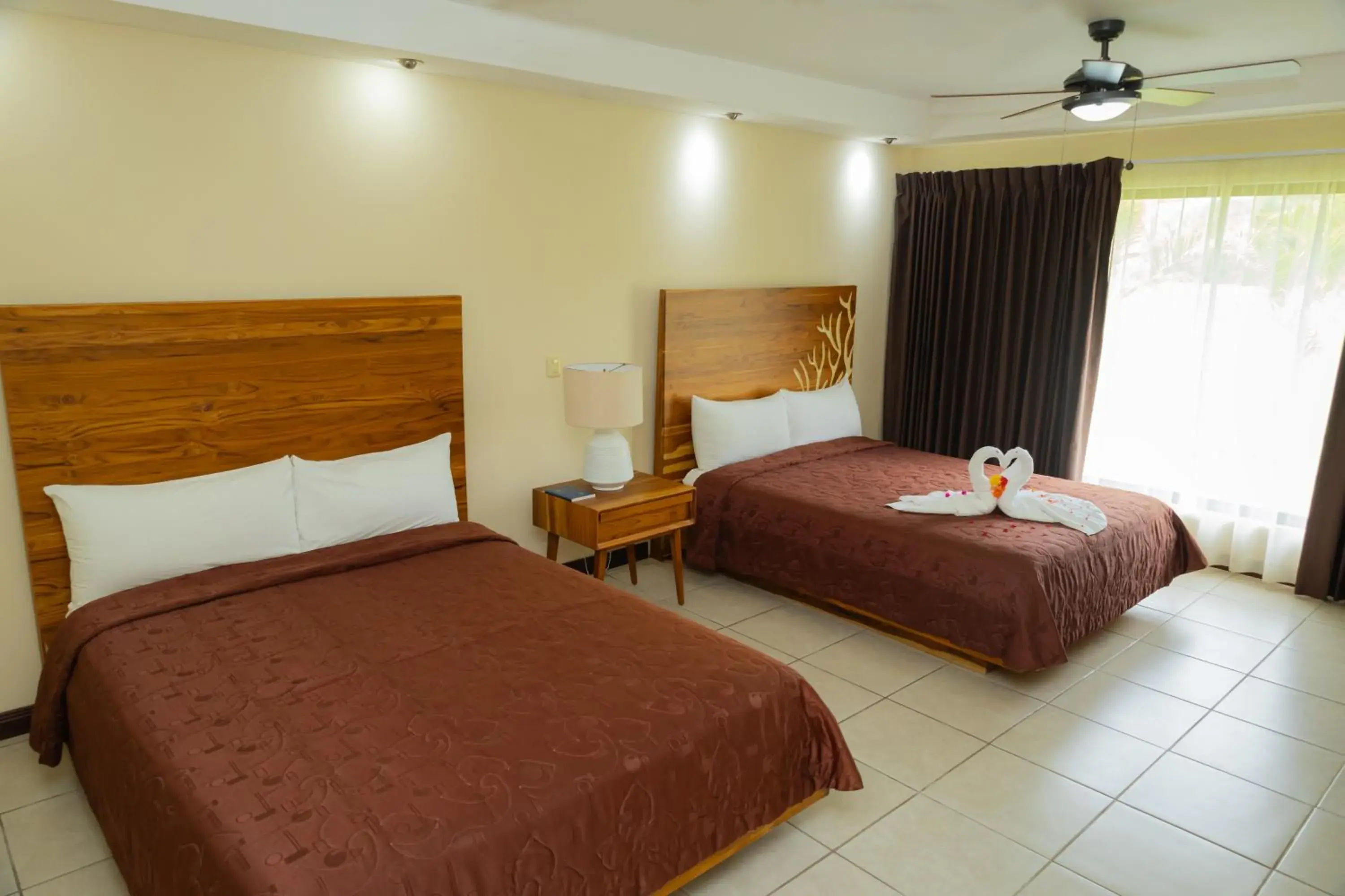 Deluxe Double Room with Two Double Beds in Hotel Las Espuelas, Bar & Restaurant Deluxe Double Room with Two Double Beds in Hotel Las Espuelas, Bar & Restaurant
