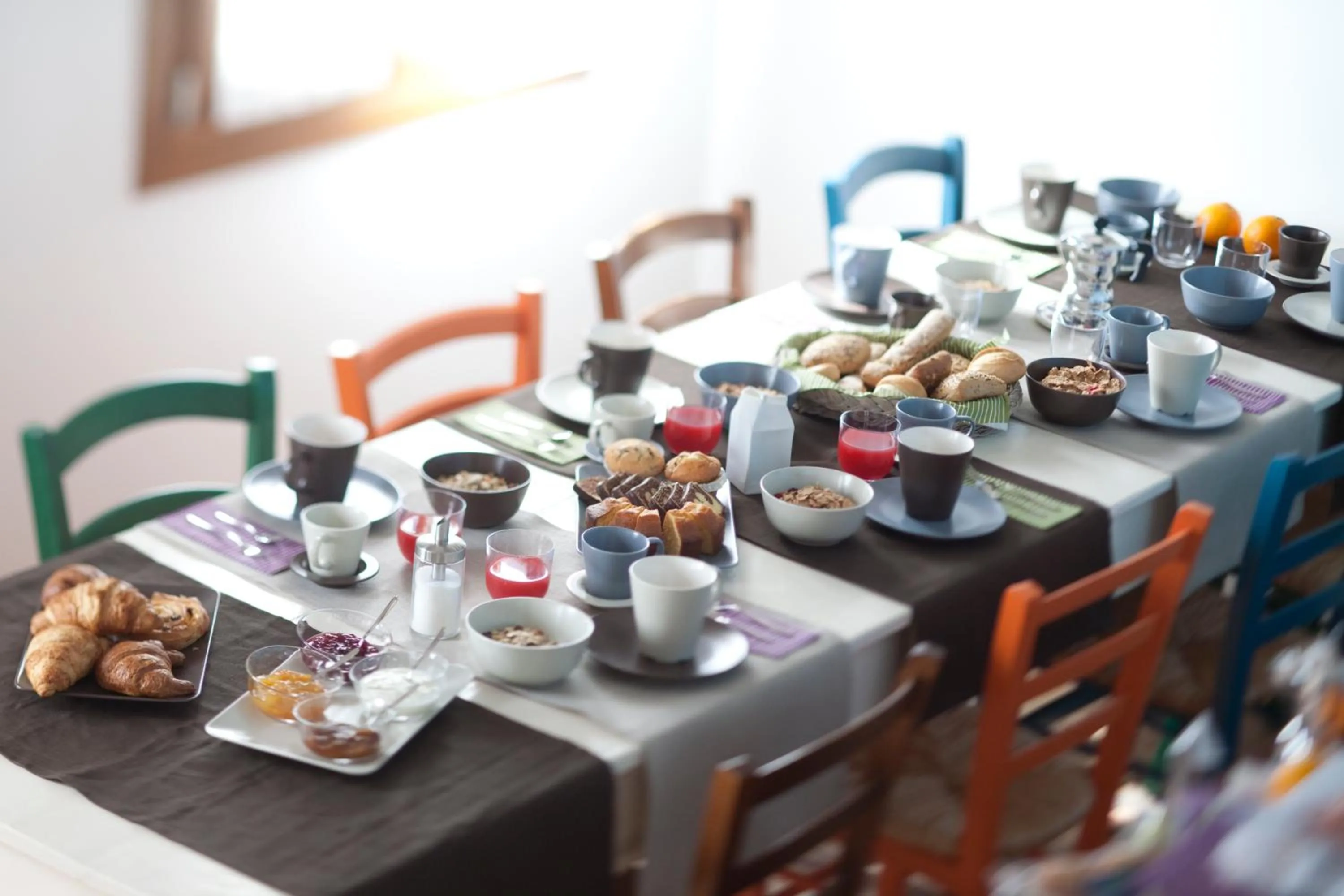 Continental breakfast in B&b Hobo