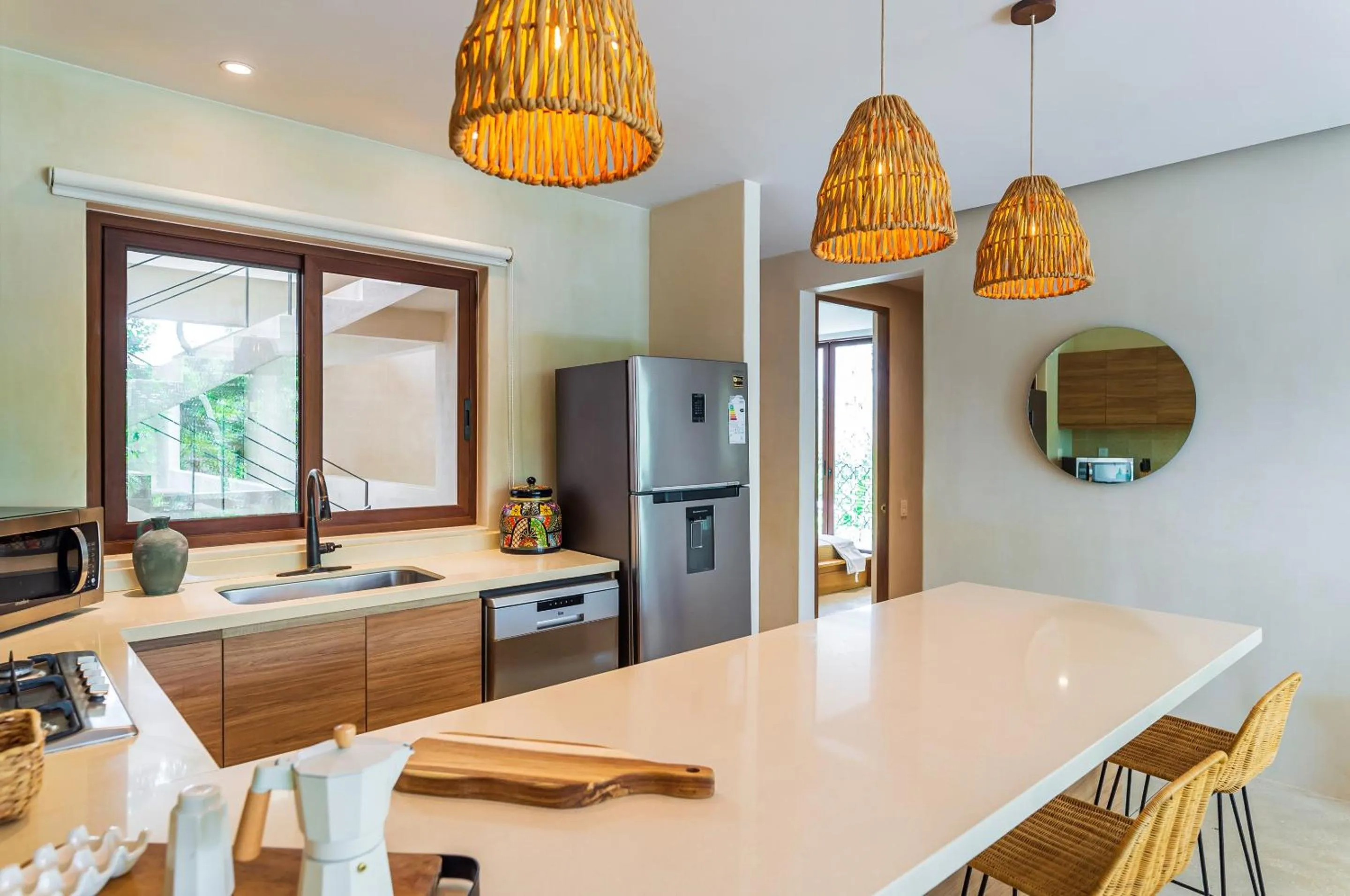 Kitchen or kitchenette in Casa Wahh