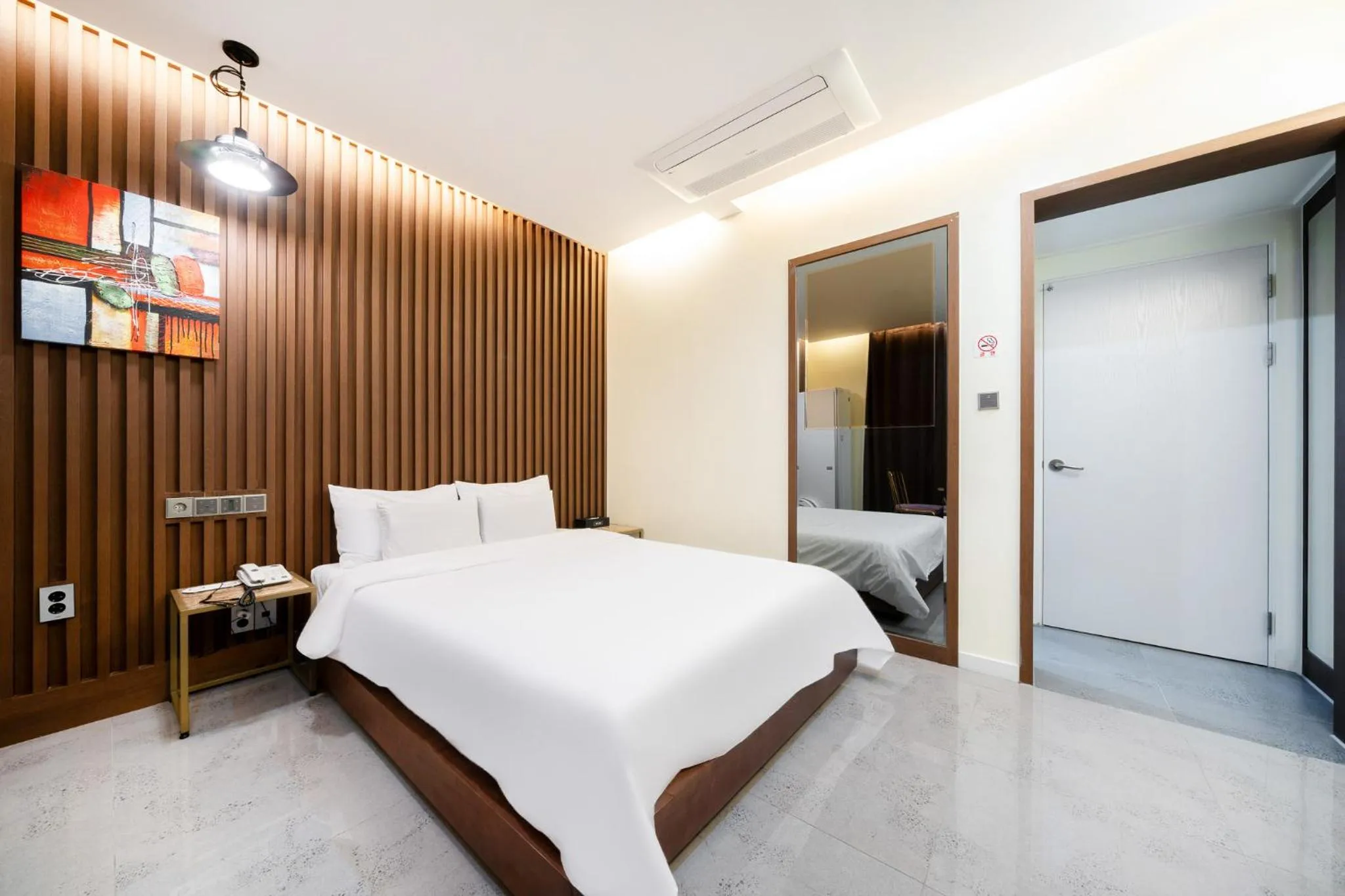 Bed in Suncheon Hound Hotel Suncheon Station Branch