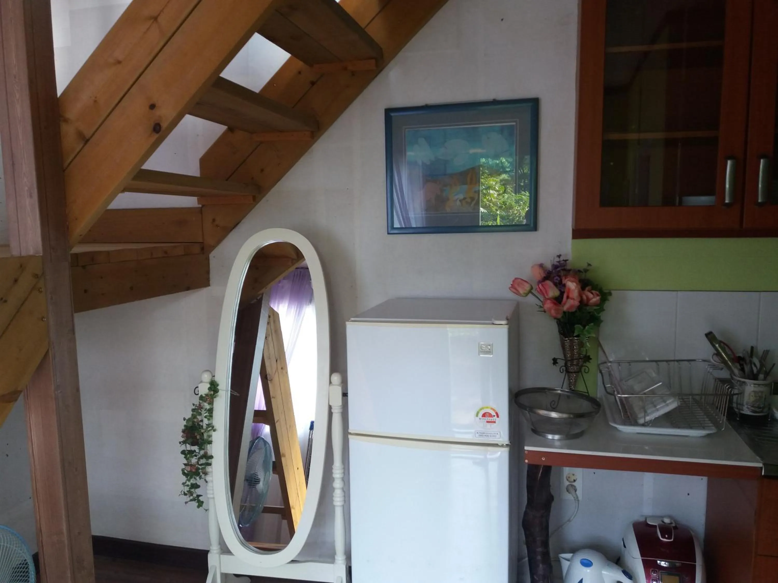 Kitchen or kitchenette in Dasanbang Pension