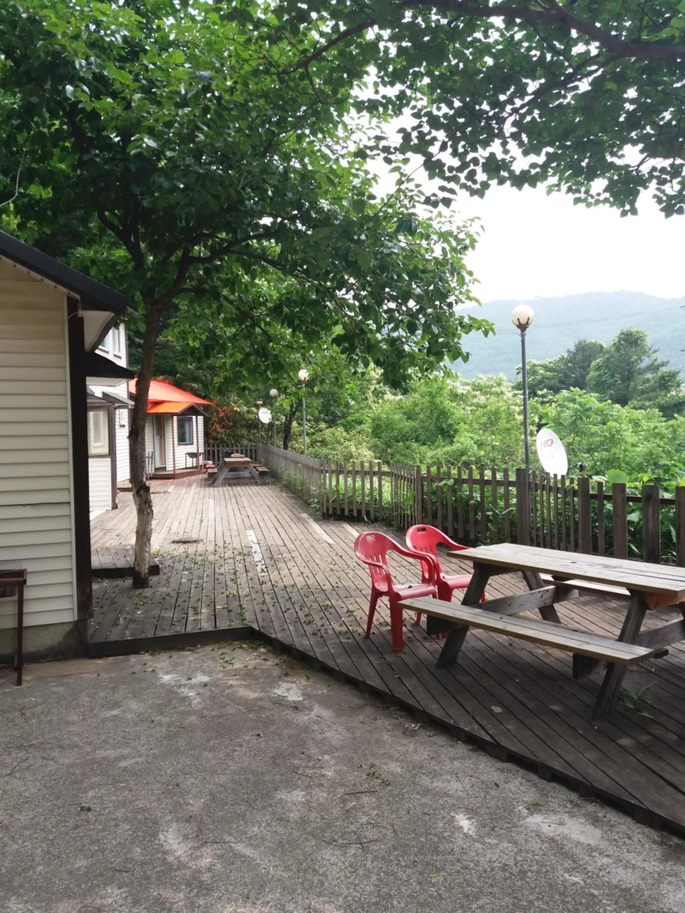 Patio in Dasanbang Pension