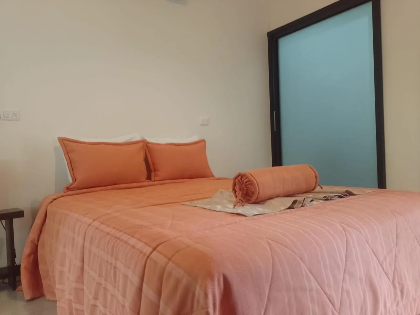 Bed in Hotel San Rafael Ecolodge