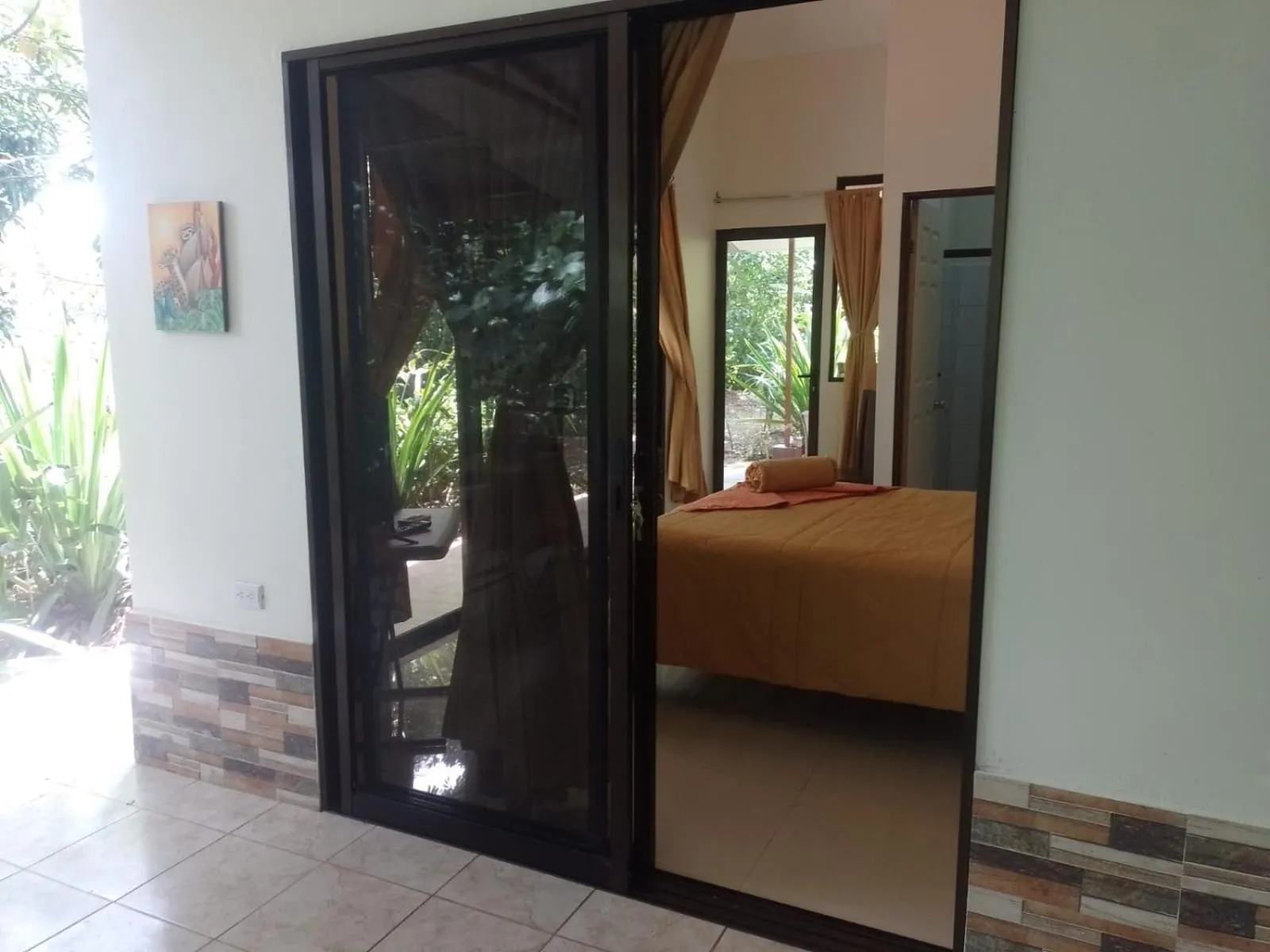 Bed in Hotel San Rafael Ecolodge