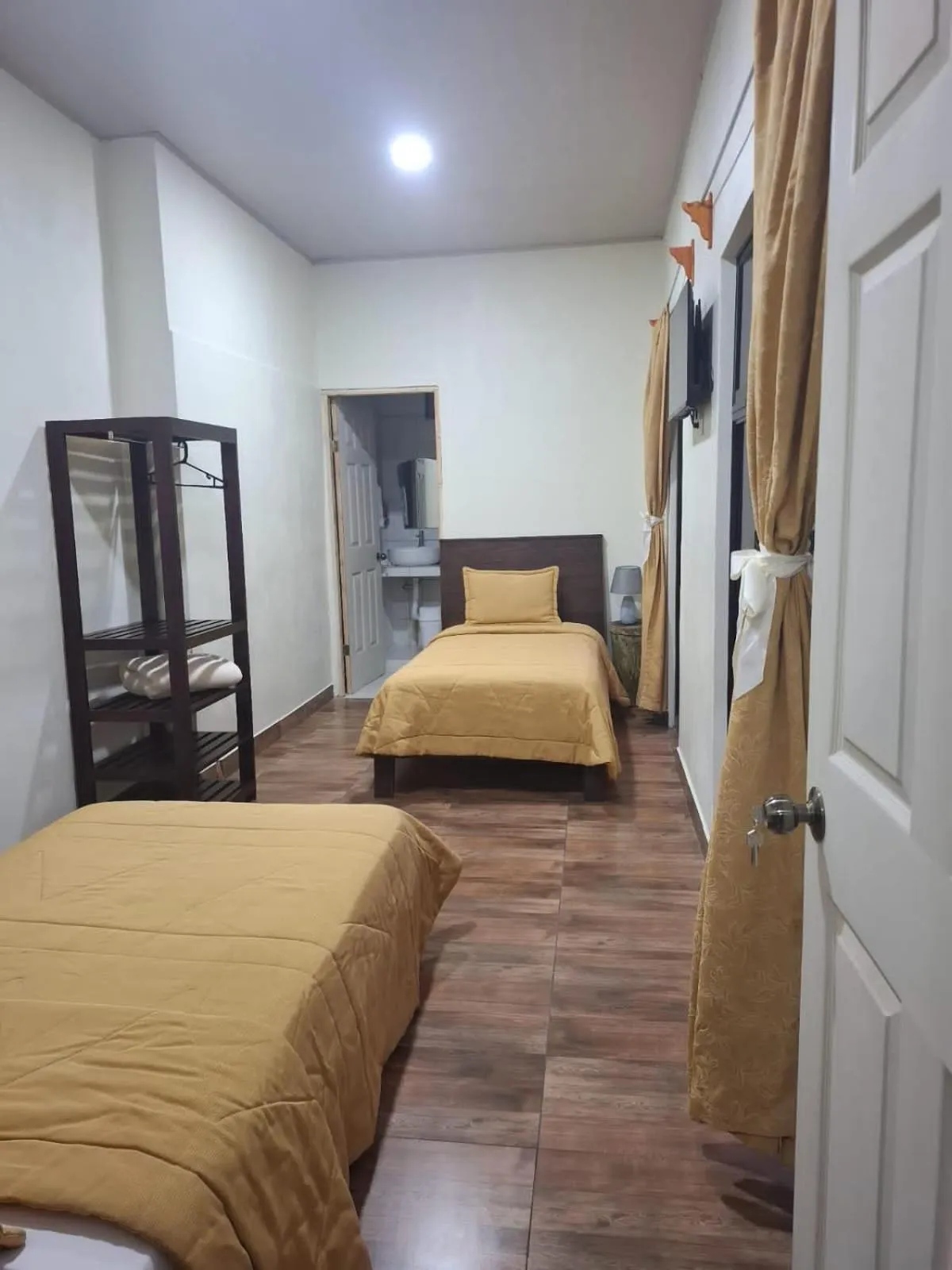 Bed in Hotel San Rafael Ecolodge