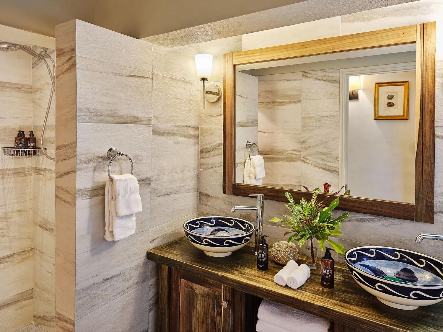 Bathroom in East Winds St. Lucia- All Inclusive