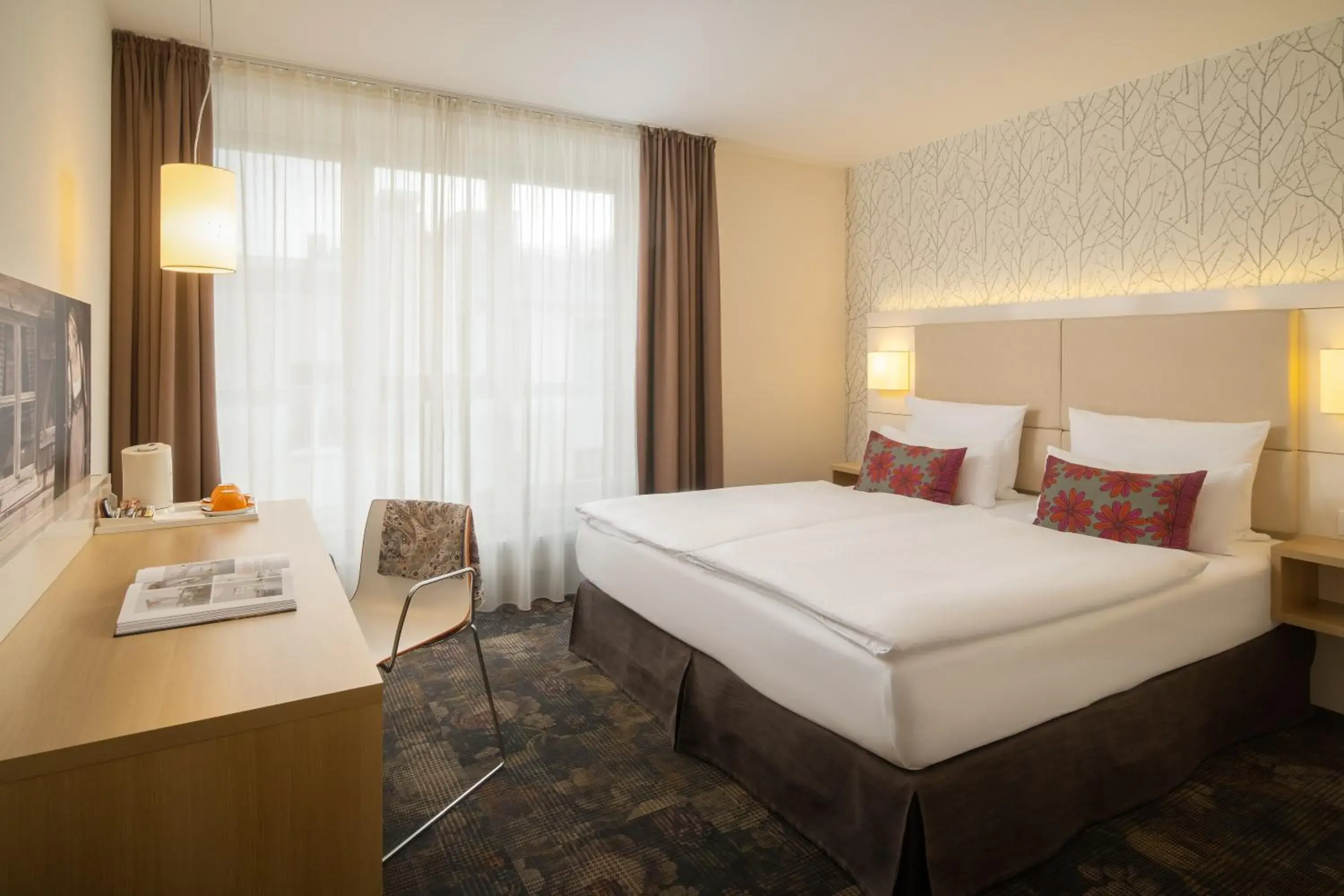 Comfort Double Room Garden side in Boutique Hotel Atrium München Comfort Double Room Garden side in Boutique Hotel Atrium München