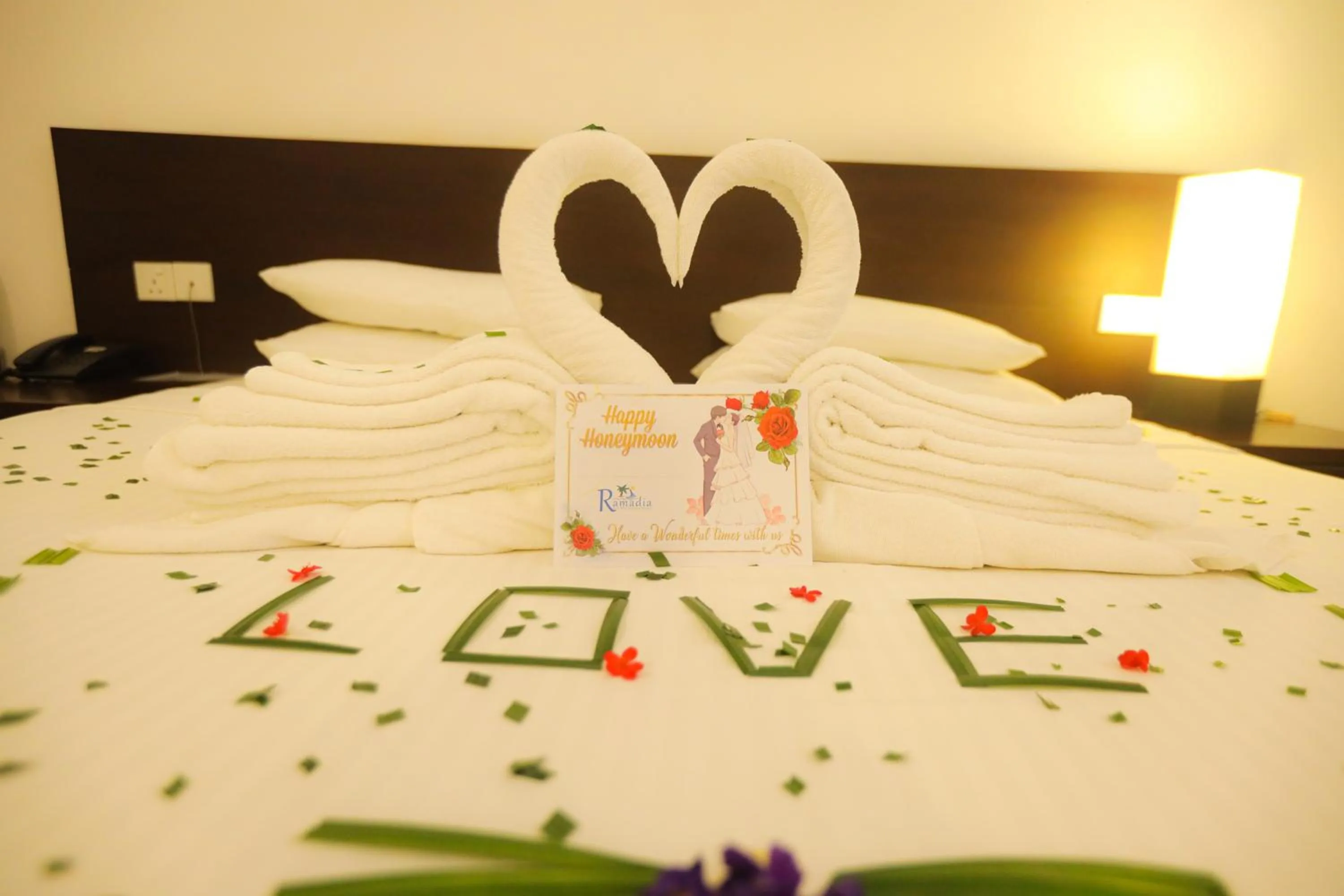 Bed in Ramadia Ran Mal Holiday Resort