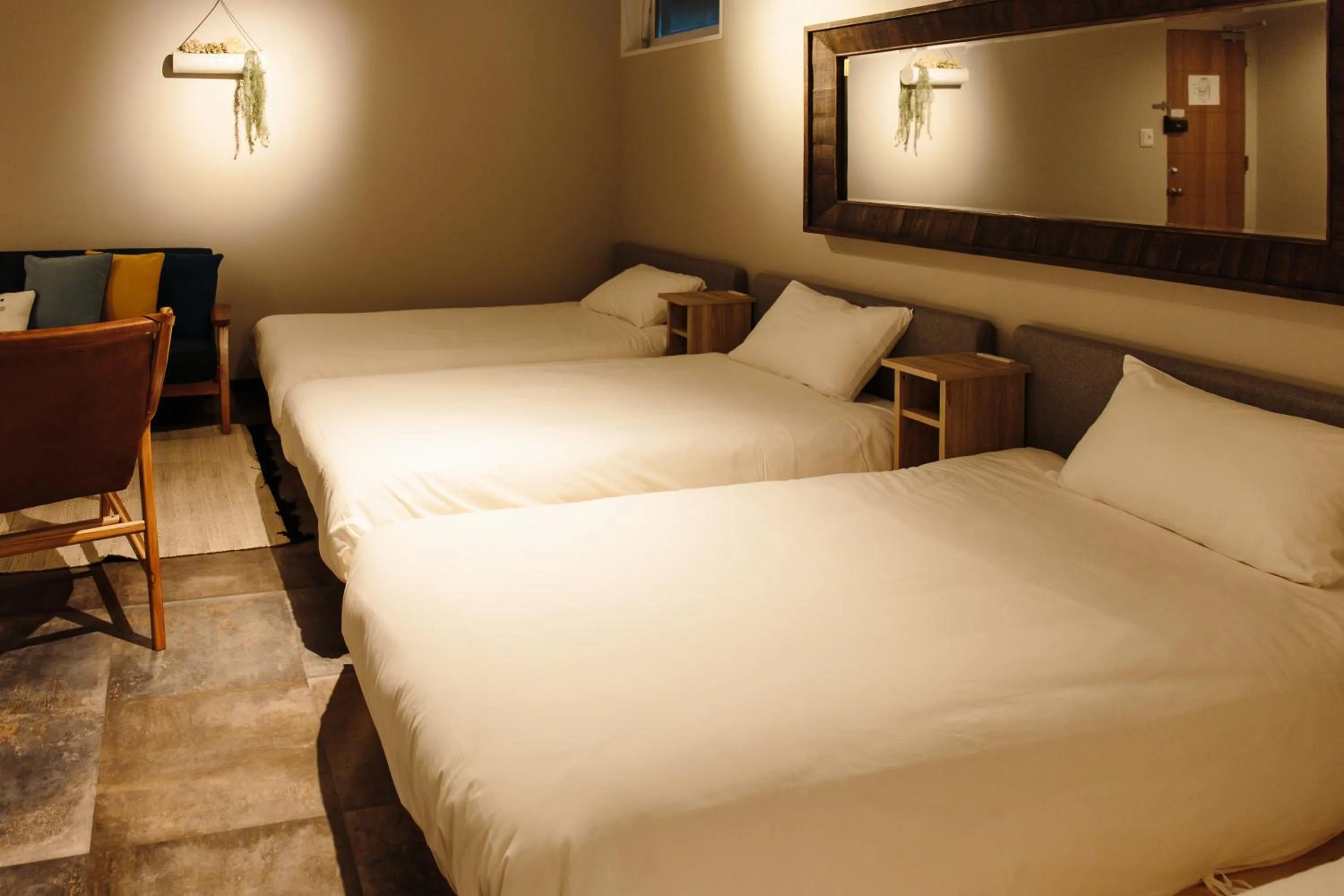 Bed in Lampstand STAY Asahikawa