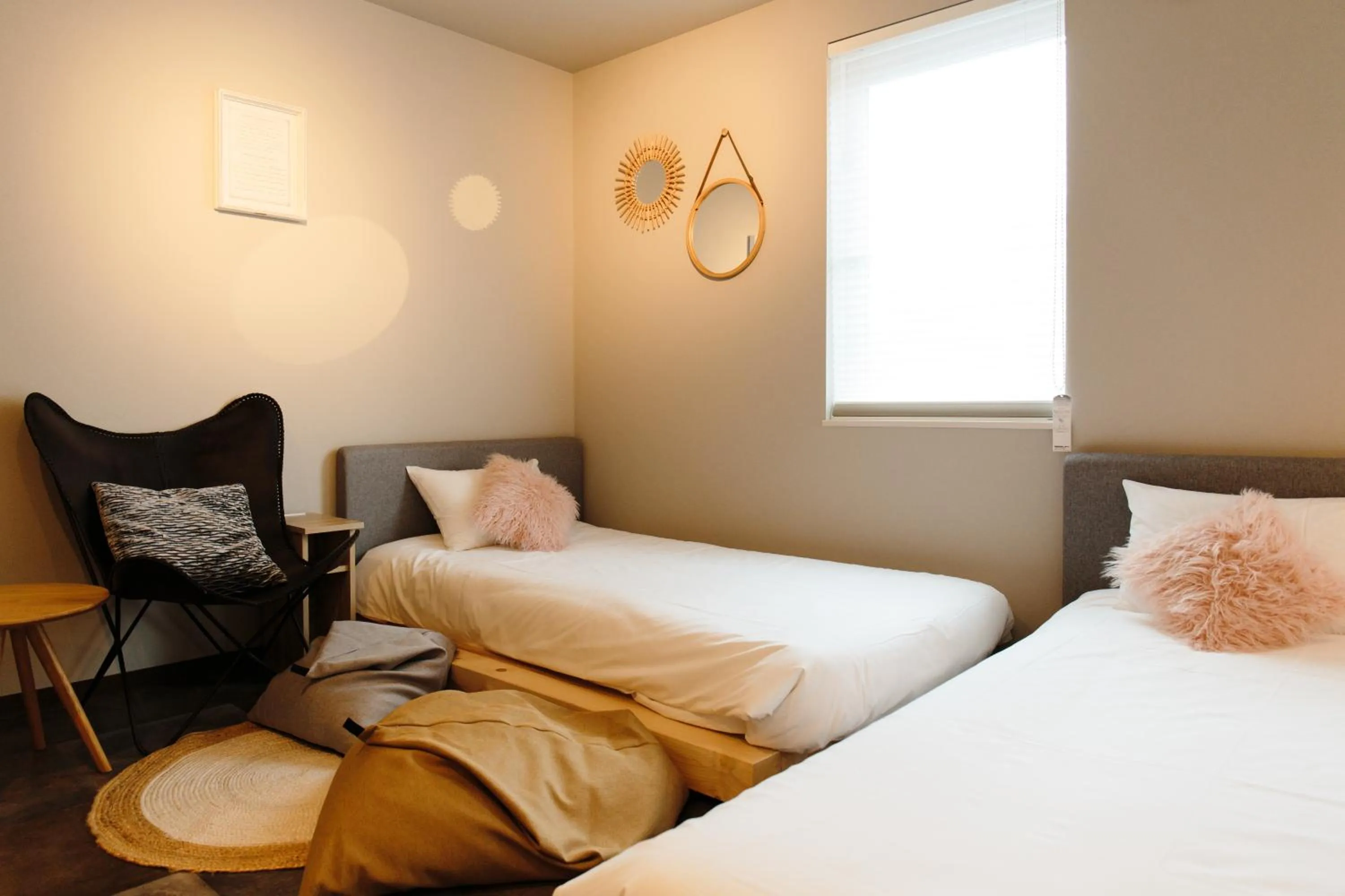 Bed in Lampstand STAY Asahikawa