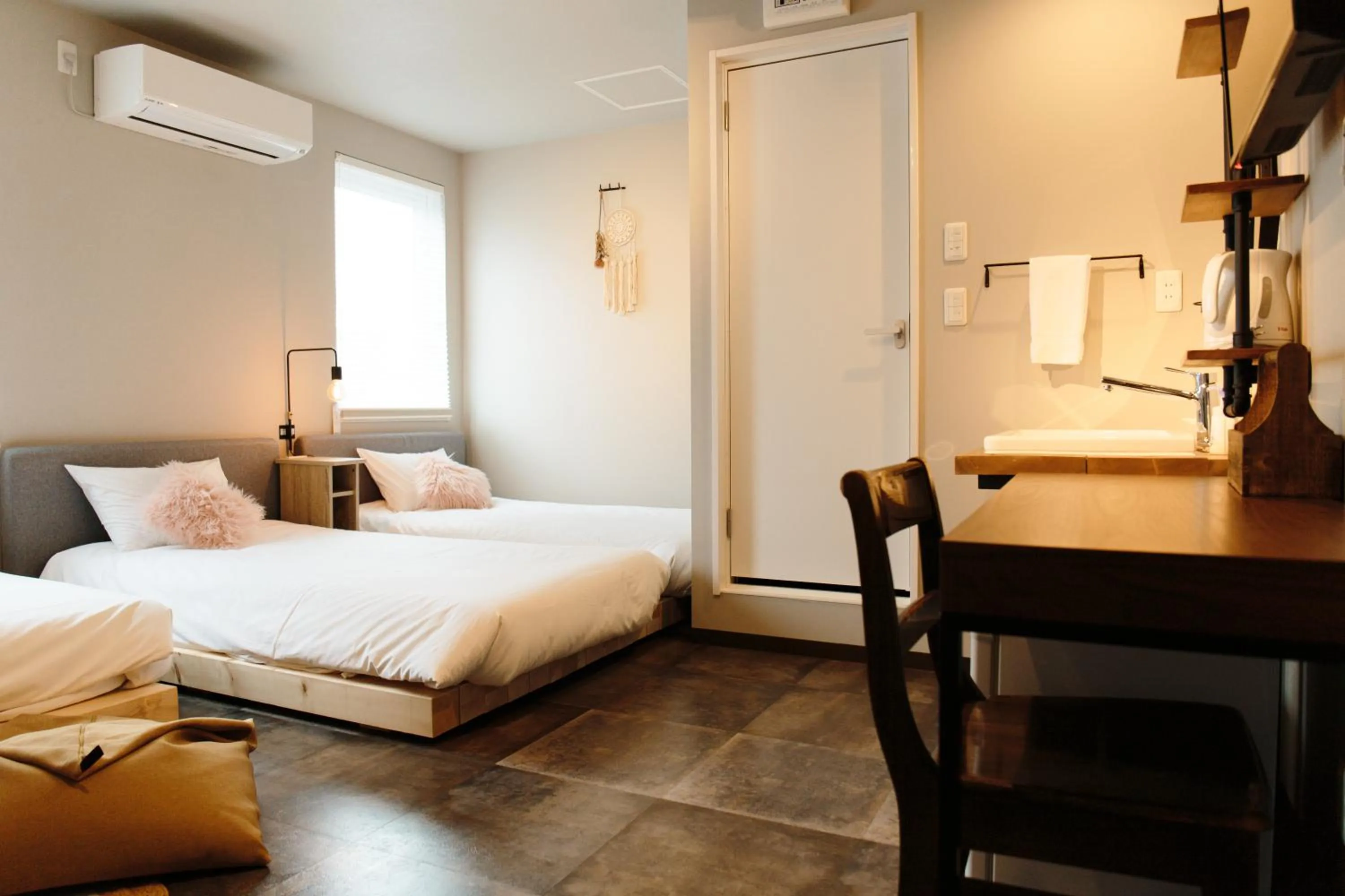 Photo of the whole room, Bed in Lampstand STAY Asahikawa