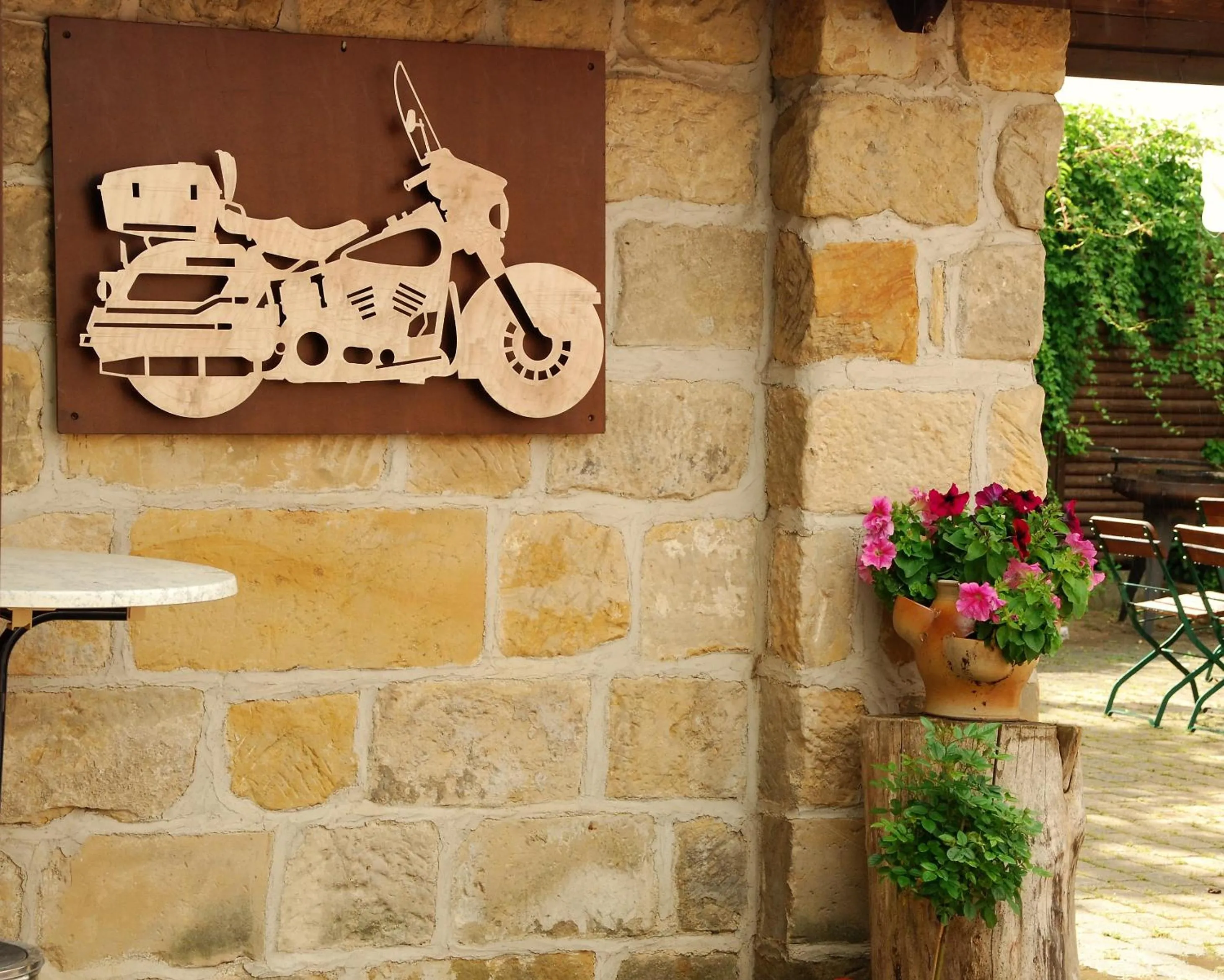 Patio in Hotel Abtshof