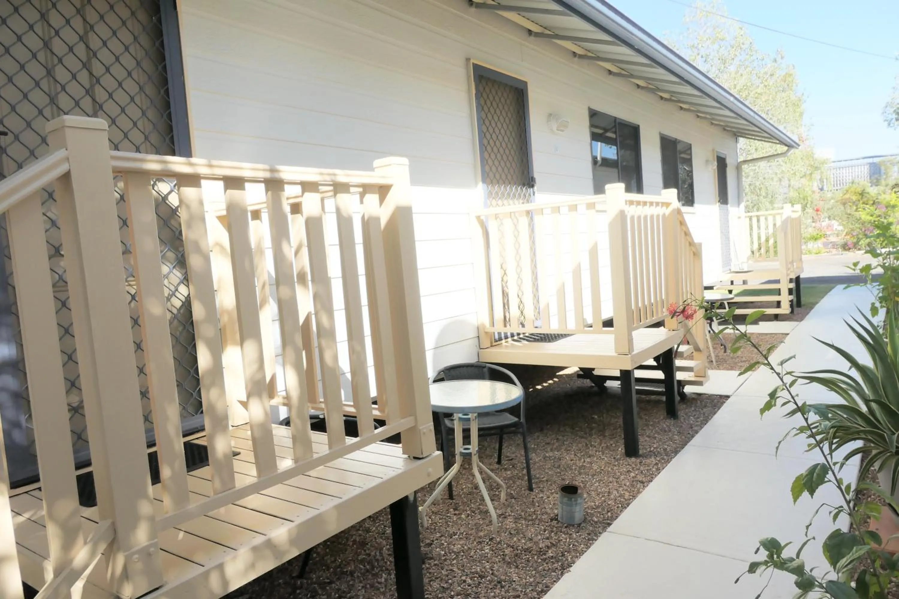Patio in Mt Isa City Motel