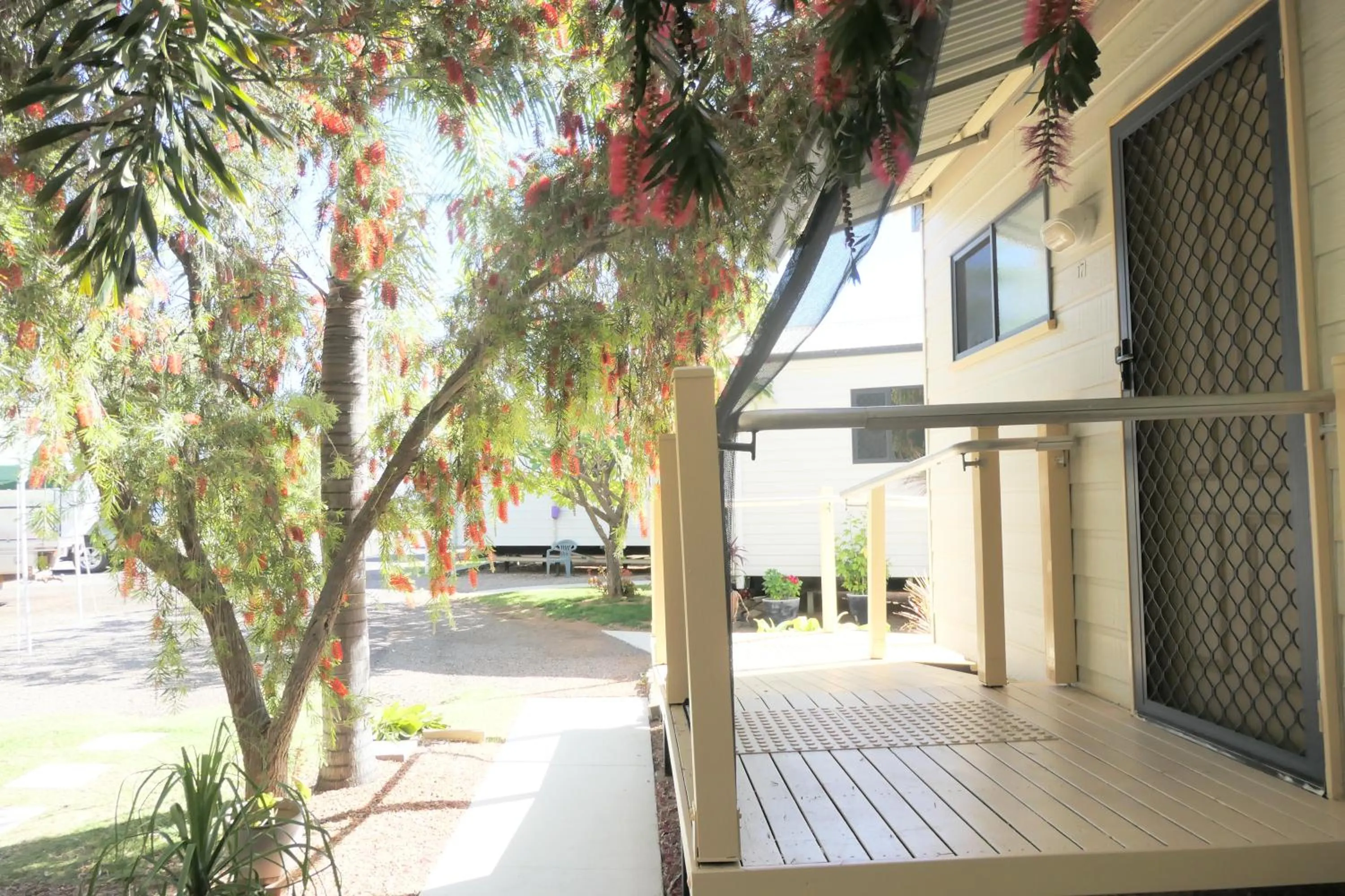Patio in Mt Isa City Motel