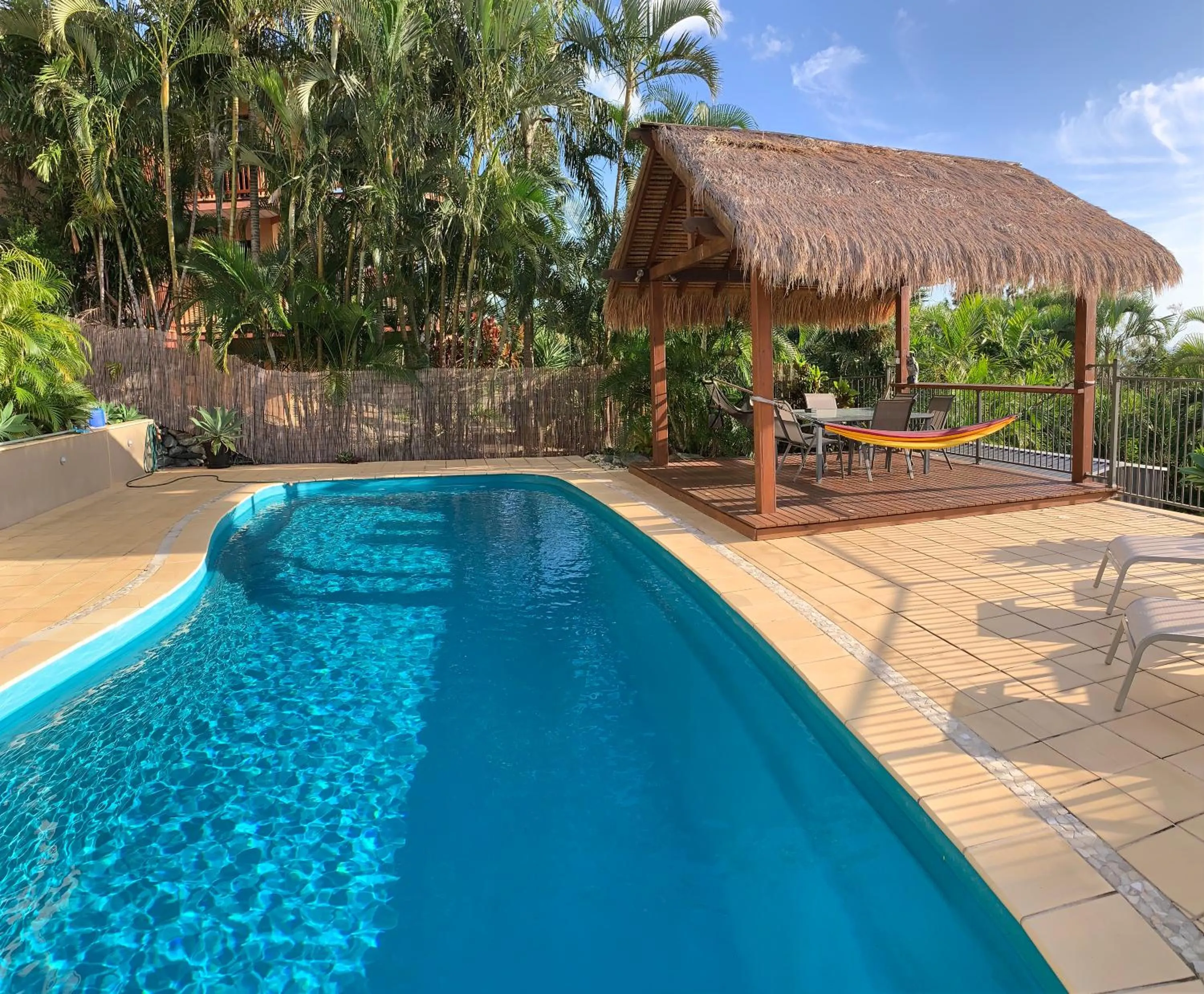 Pool view in Island Views