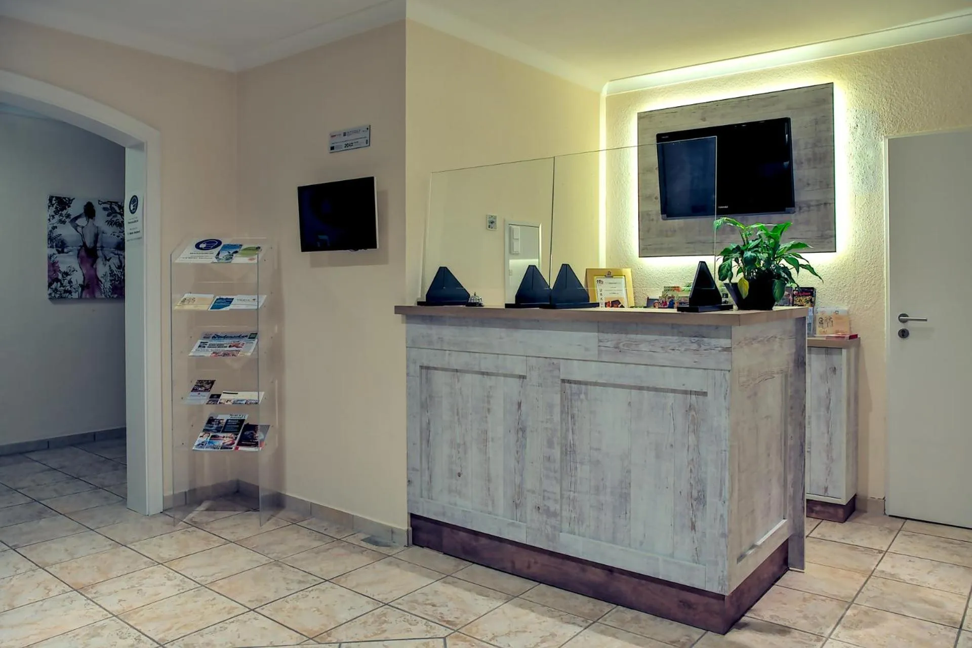 Lobby or reception in Landhaus Begatal