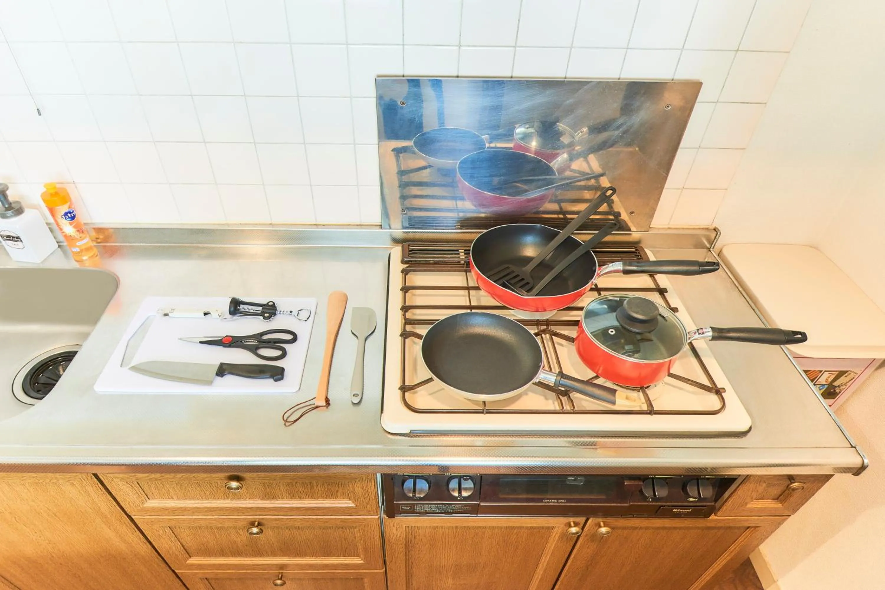 Kitchen or kitchenette in S'CASA NishiShinjuku