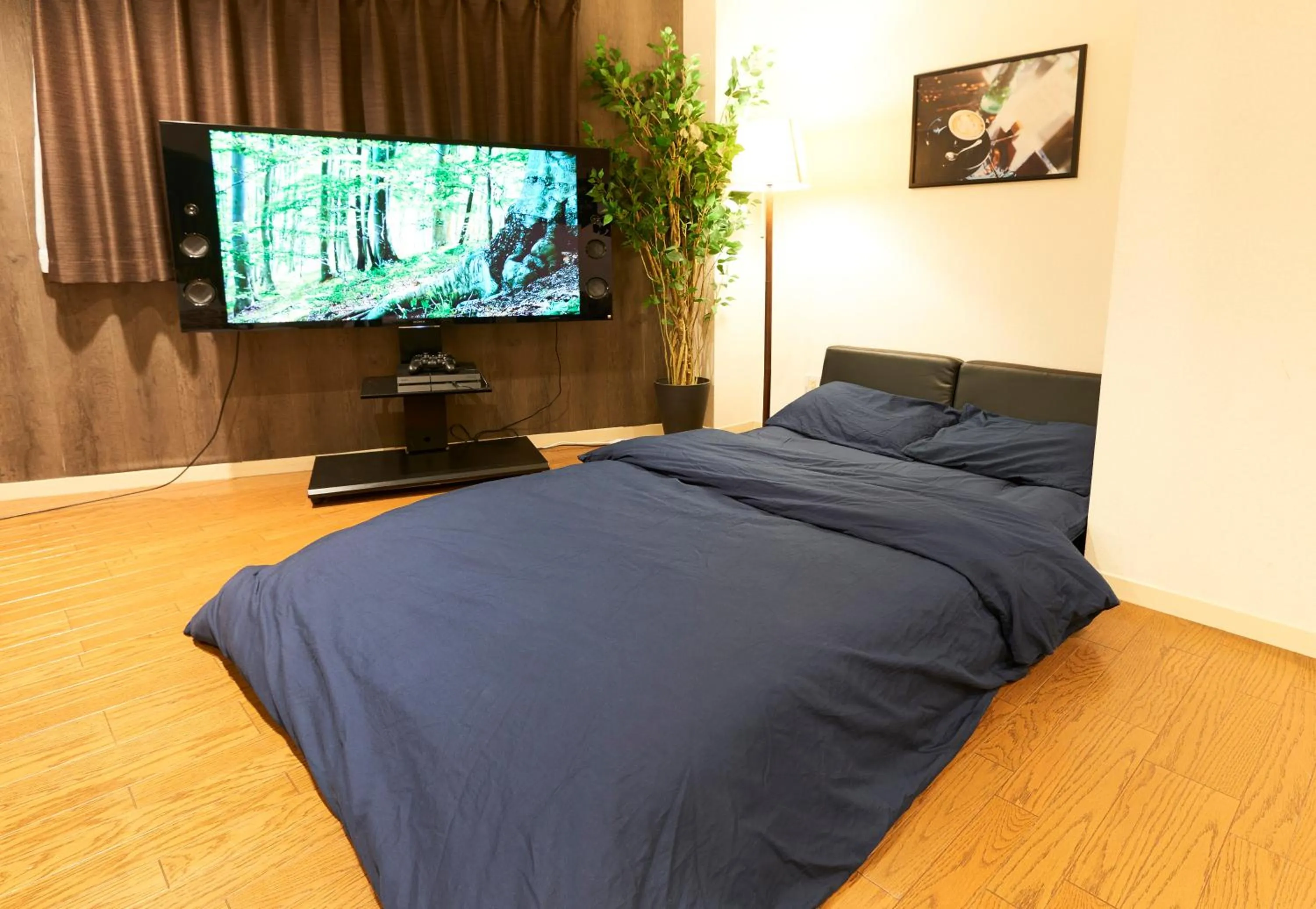 Bed in S'CASA NishiShinjuku