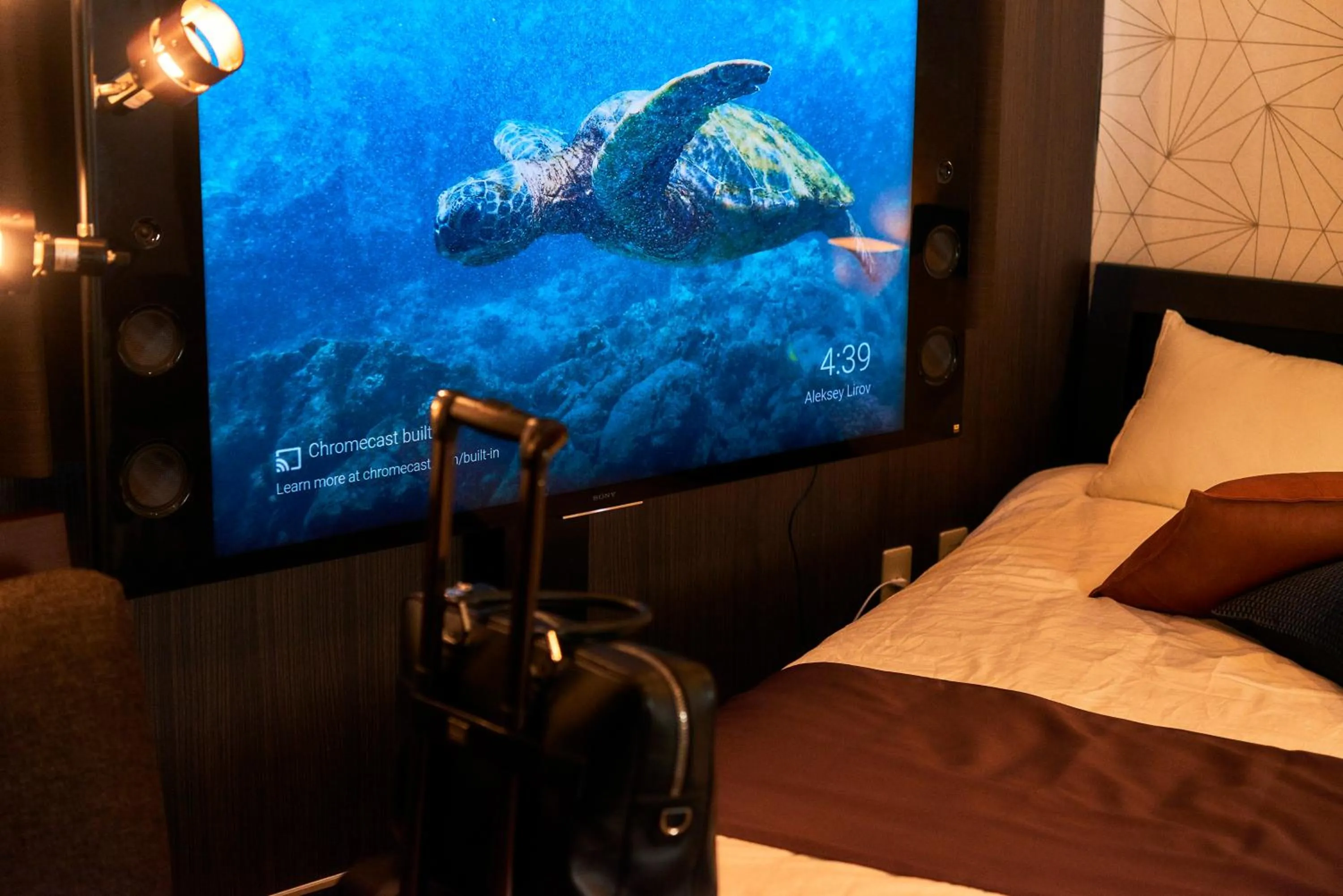 Bed in S'CASA NishiShinjuku