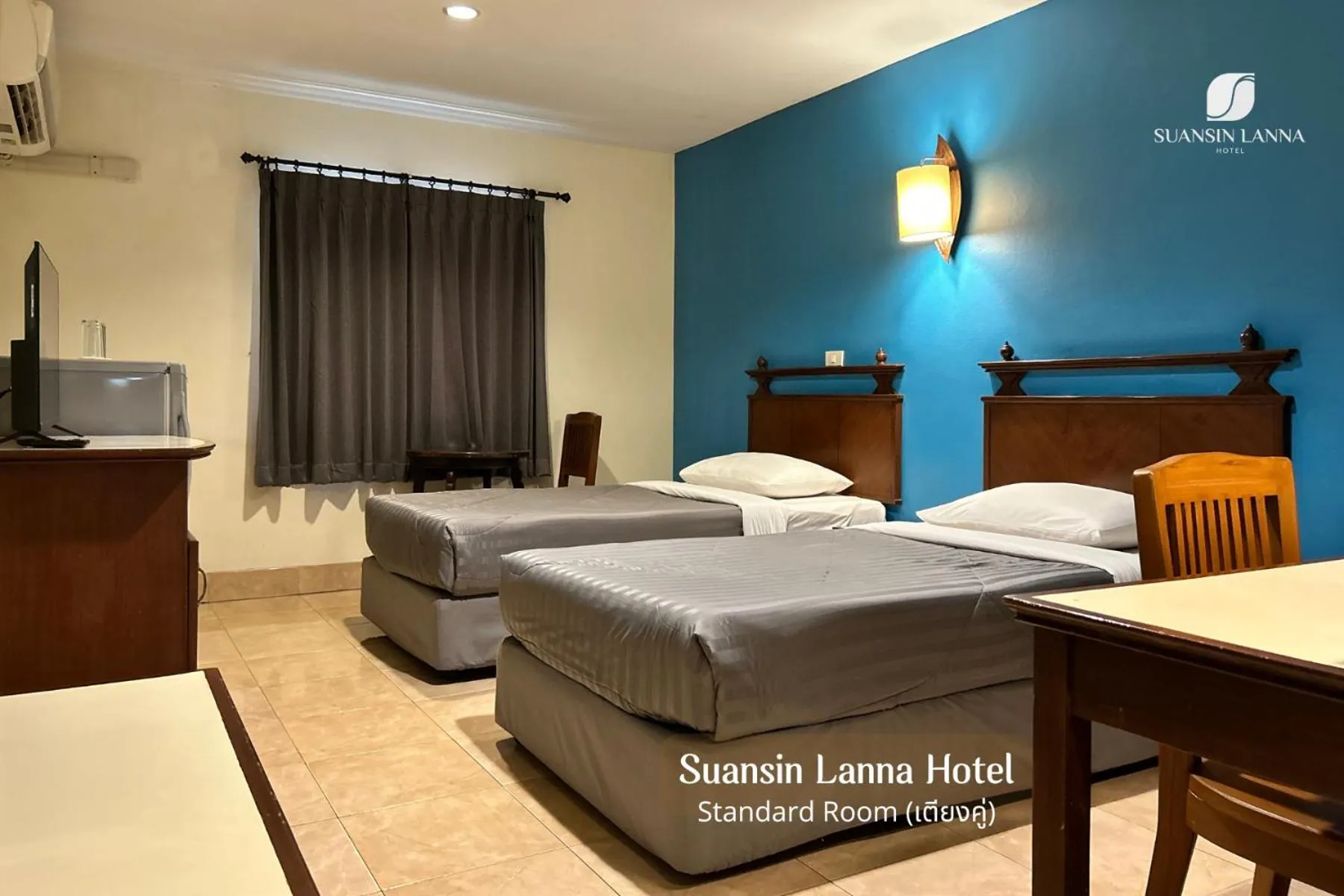 Bed in Suansin Lanna Hotel
