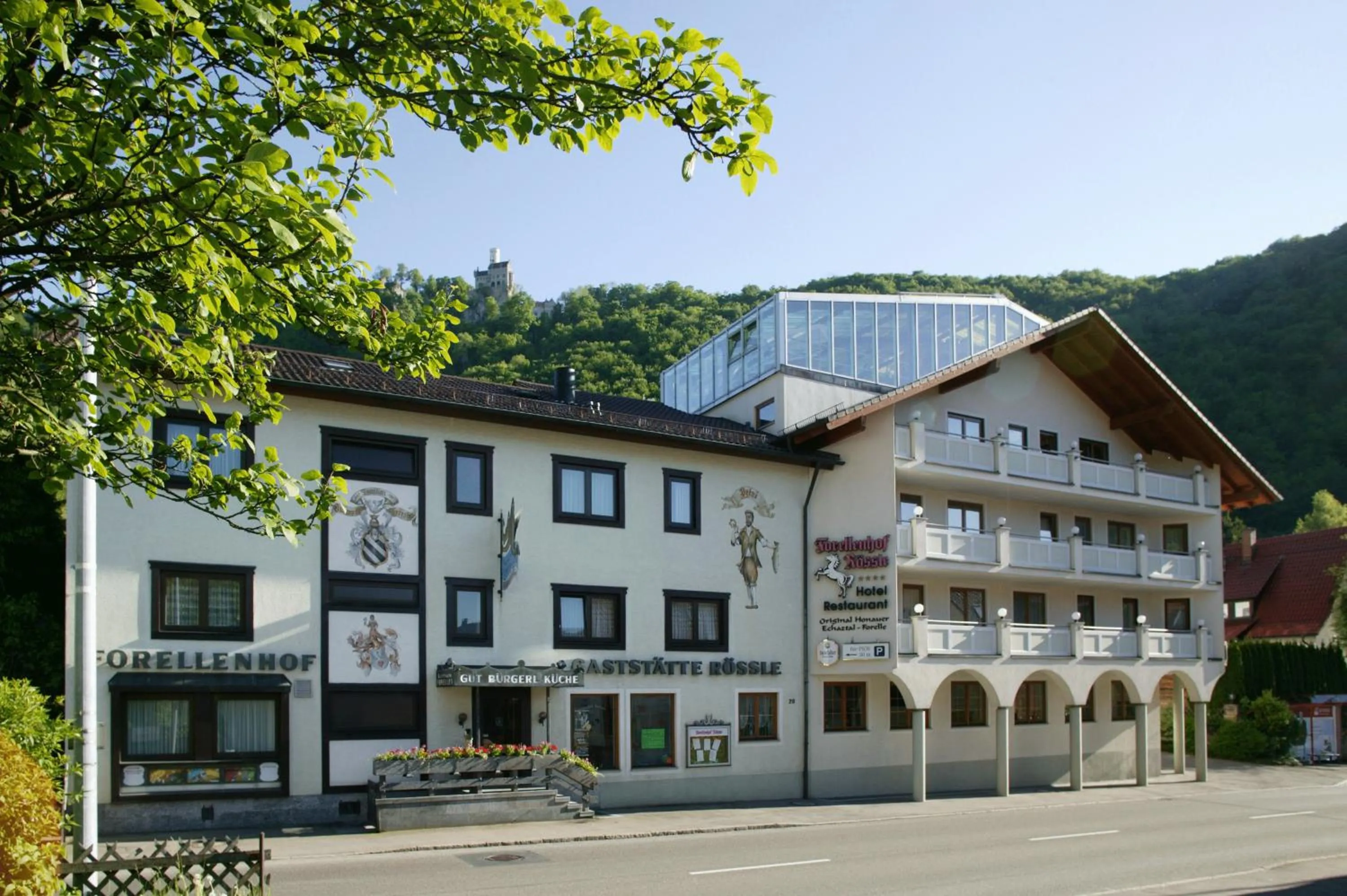 Property building in Forellenhof Rössle Hotel & Restaurant