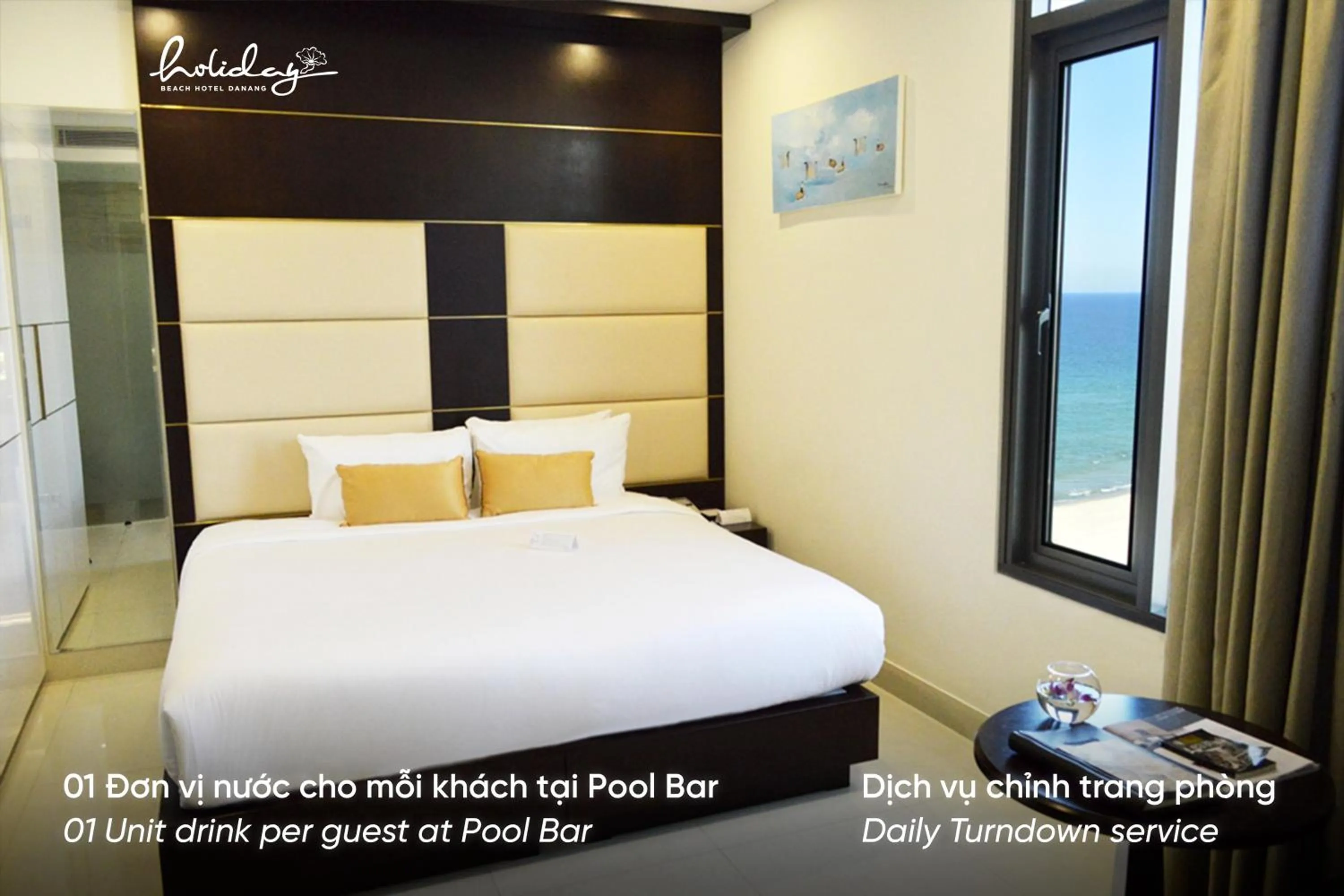 Bedroom, Bed in Holiday Beach Hotel Danang