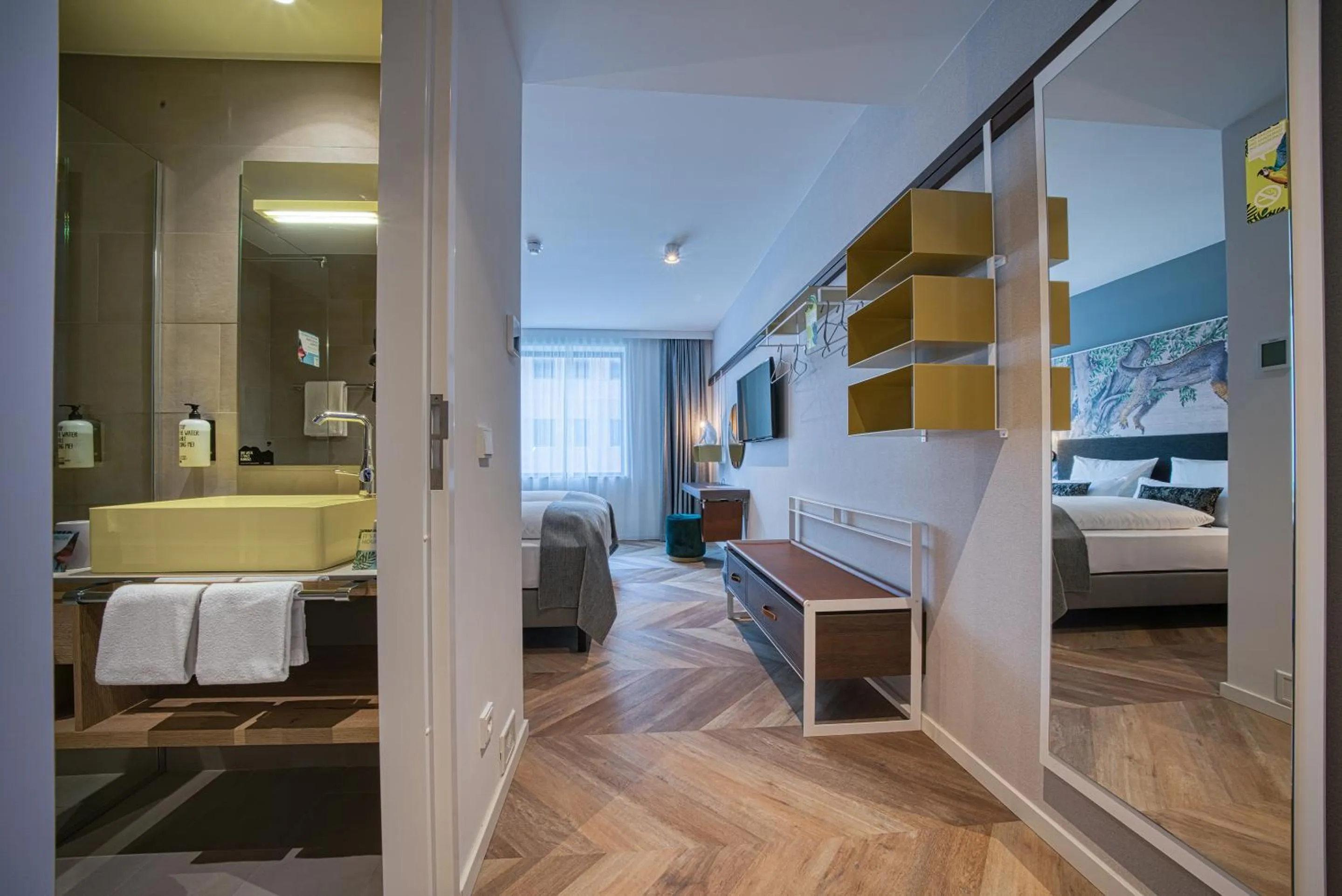 Photo of the whole room, Bed in Vienna House Easy by Wyndham Amsterdam Airport Schiphol