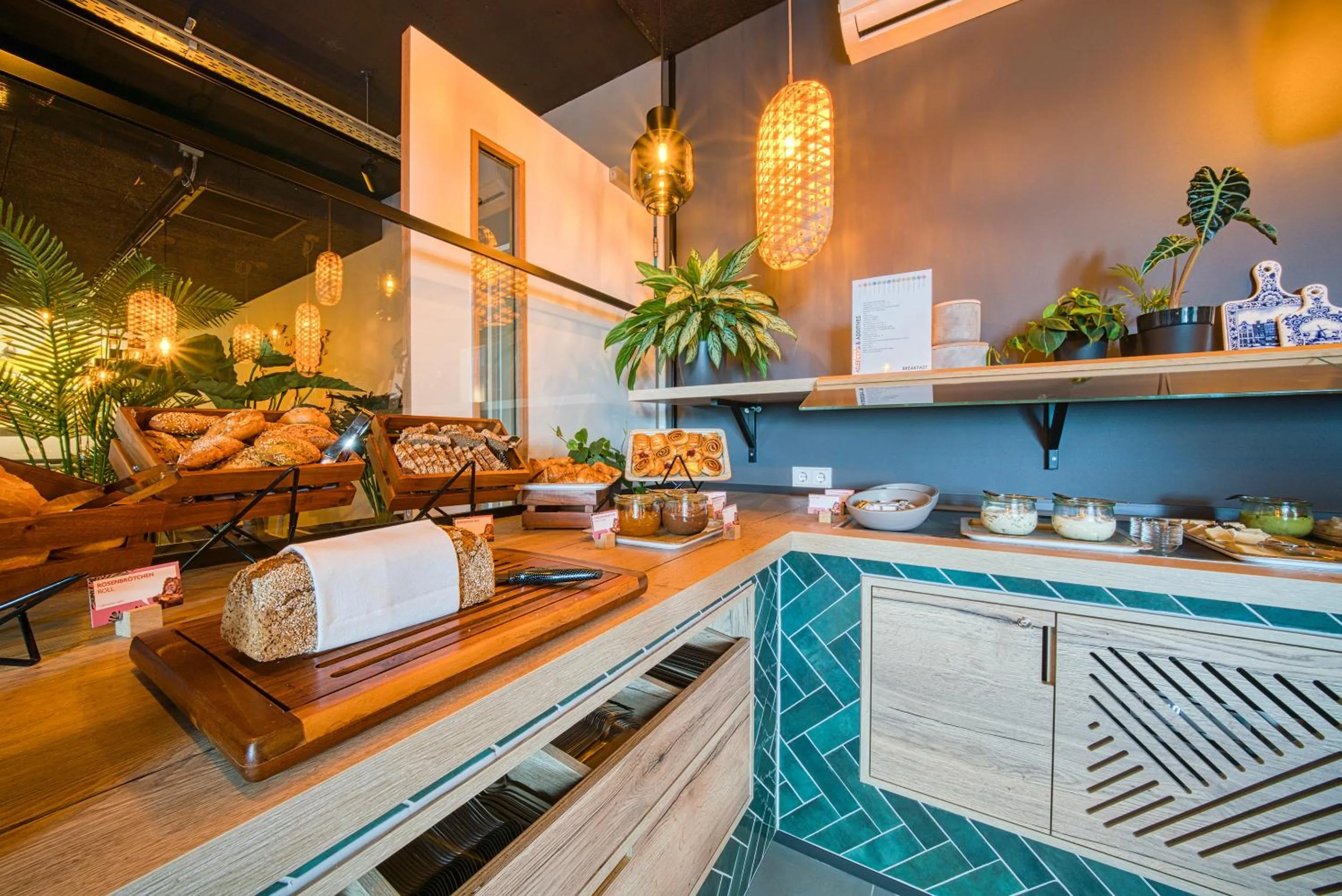 Buffet breakfast in Vienna House Easy by Wyndham Amsterdam Airport Schiphol