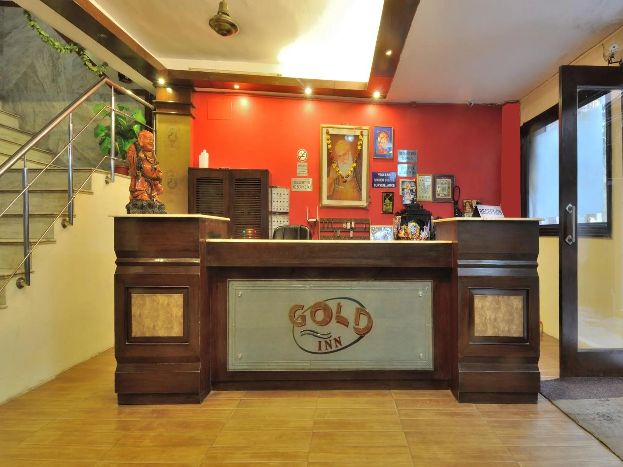 Lobby or reception in The Gold Inn - Paharganj