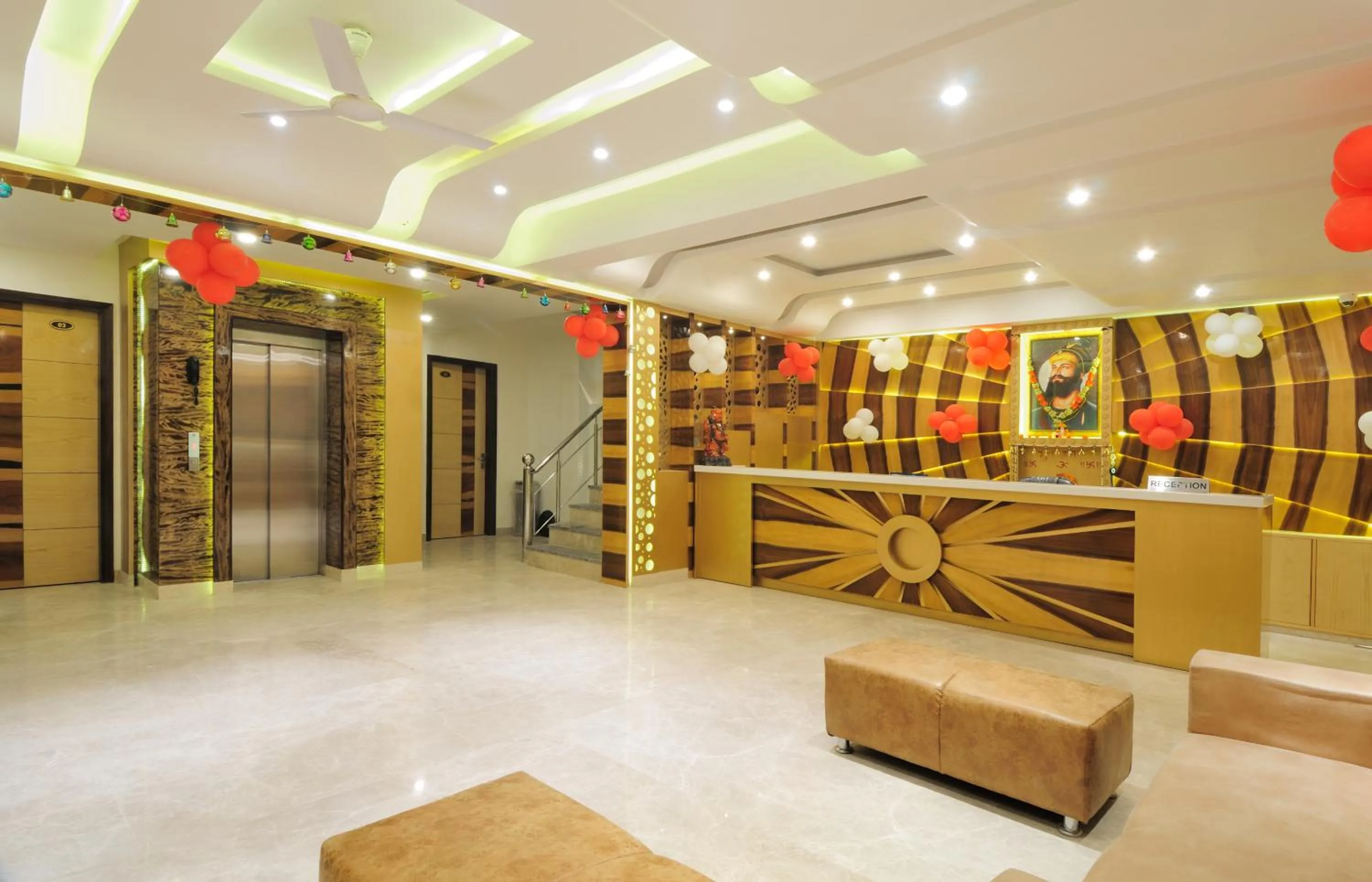 Lobby or reception in The Gold Inn - Paharganj