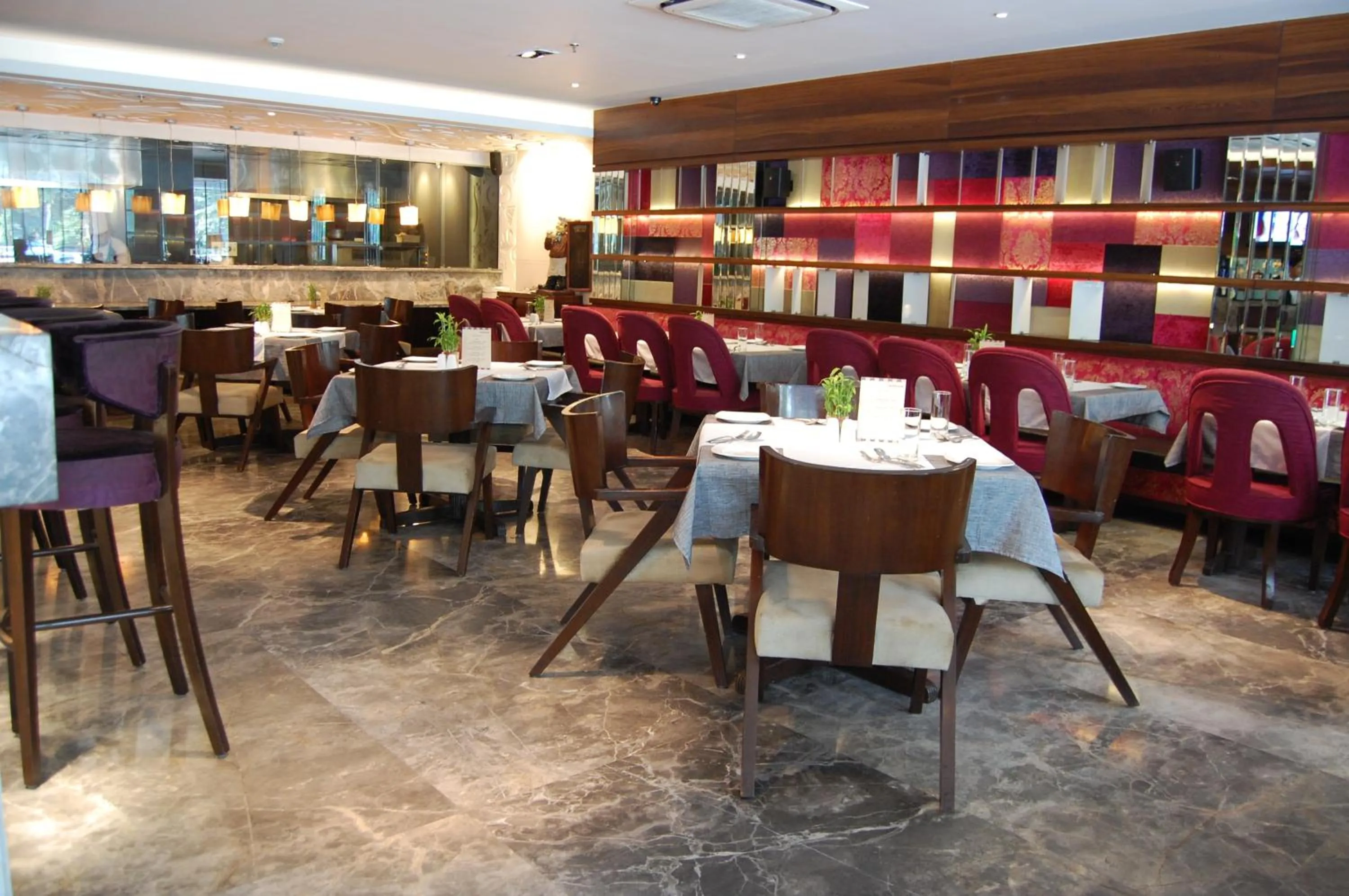 Seating area in Maya Hotel