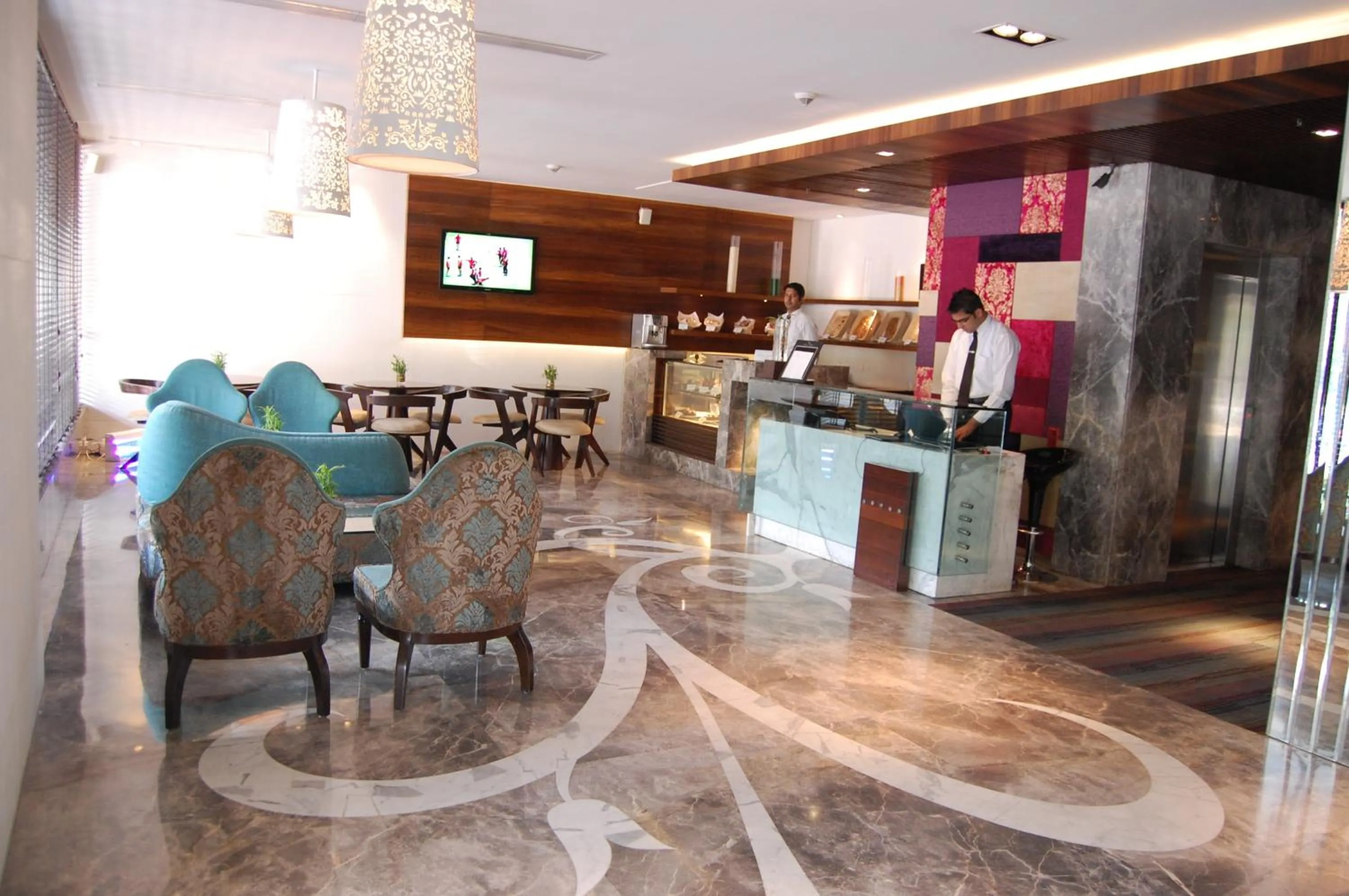 Lobby or reception in Maya Hotel