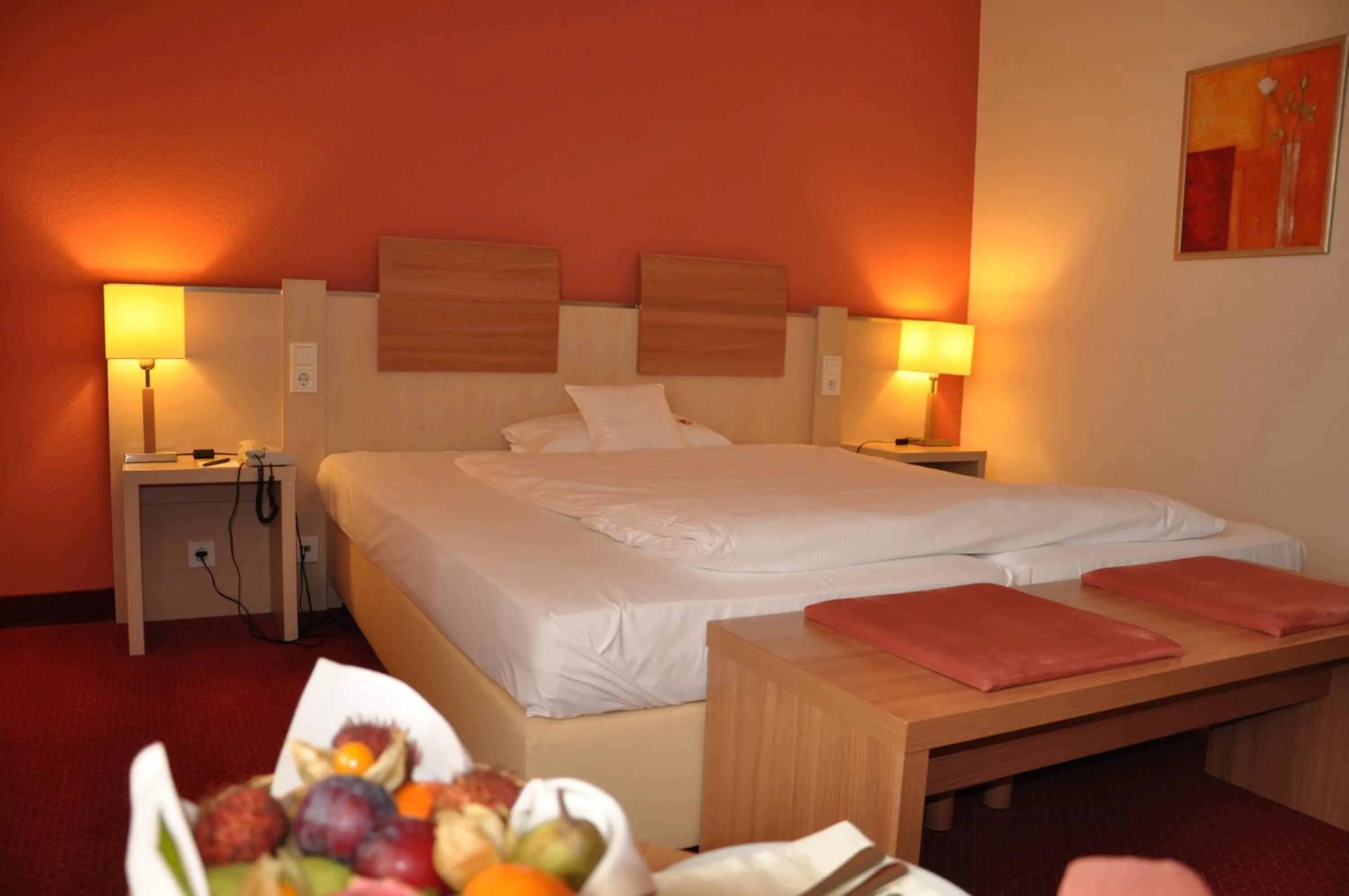 Photo of the whole room, Bed in Hotel am Kurpark