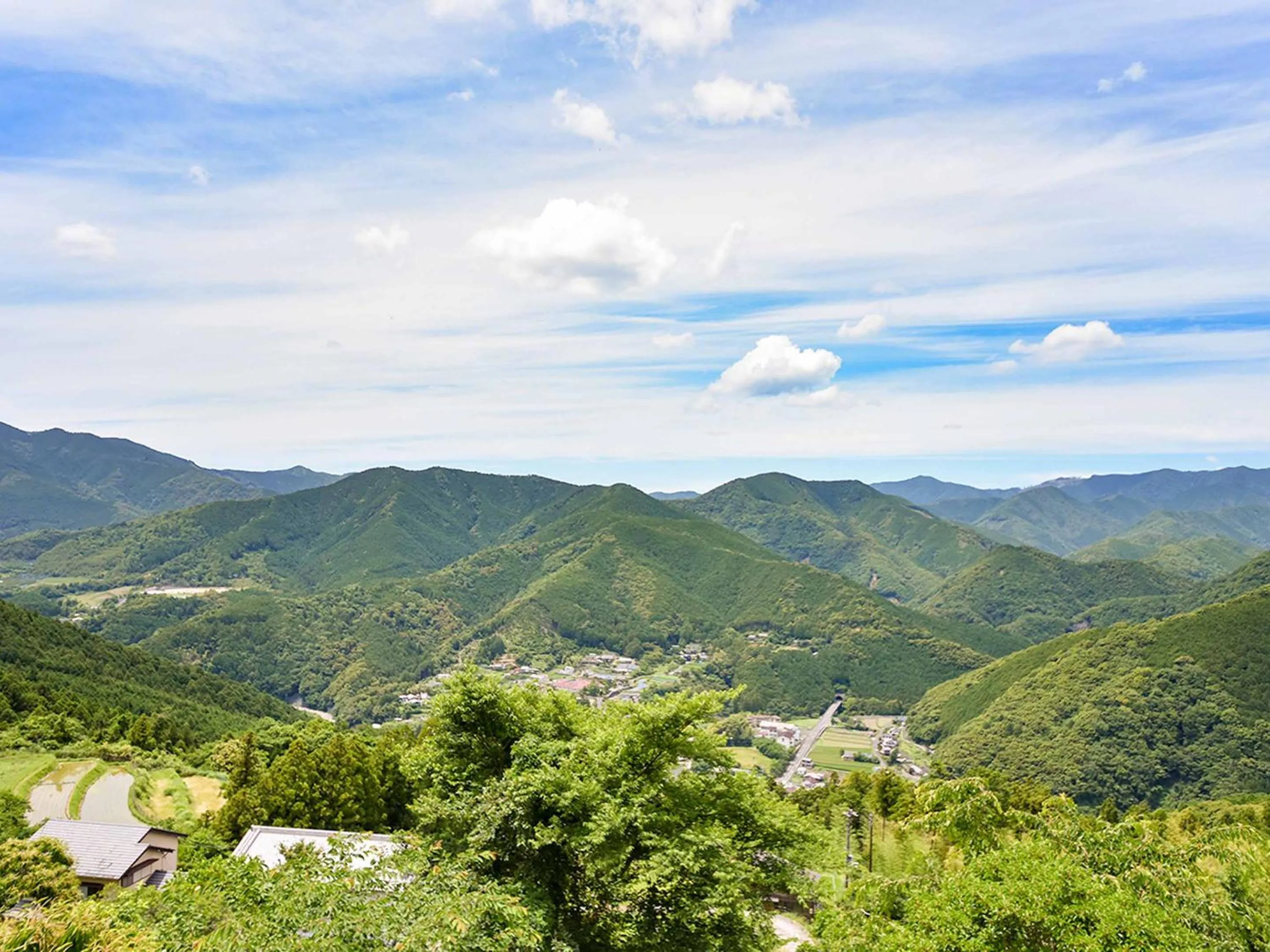 Natural landscape in Kirinosato Takahara