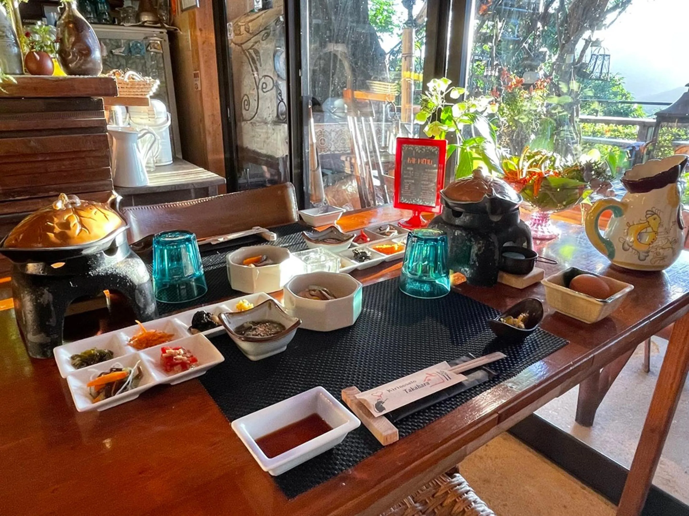 Food and drinks in Kirinosato Takahara