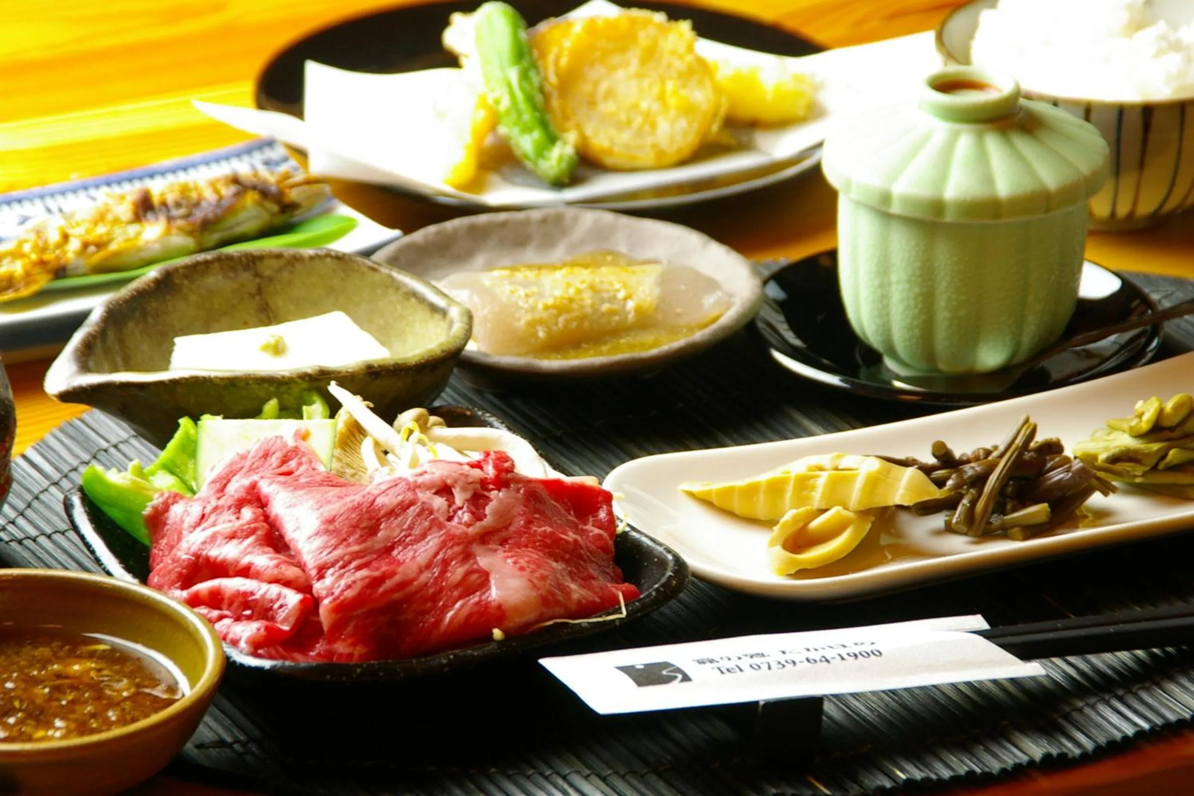 Food in Kirinosato Takahara