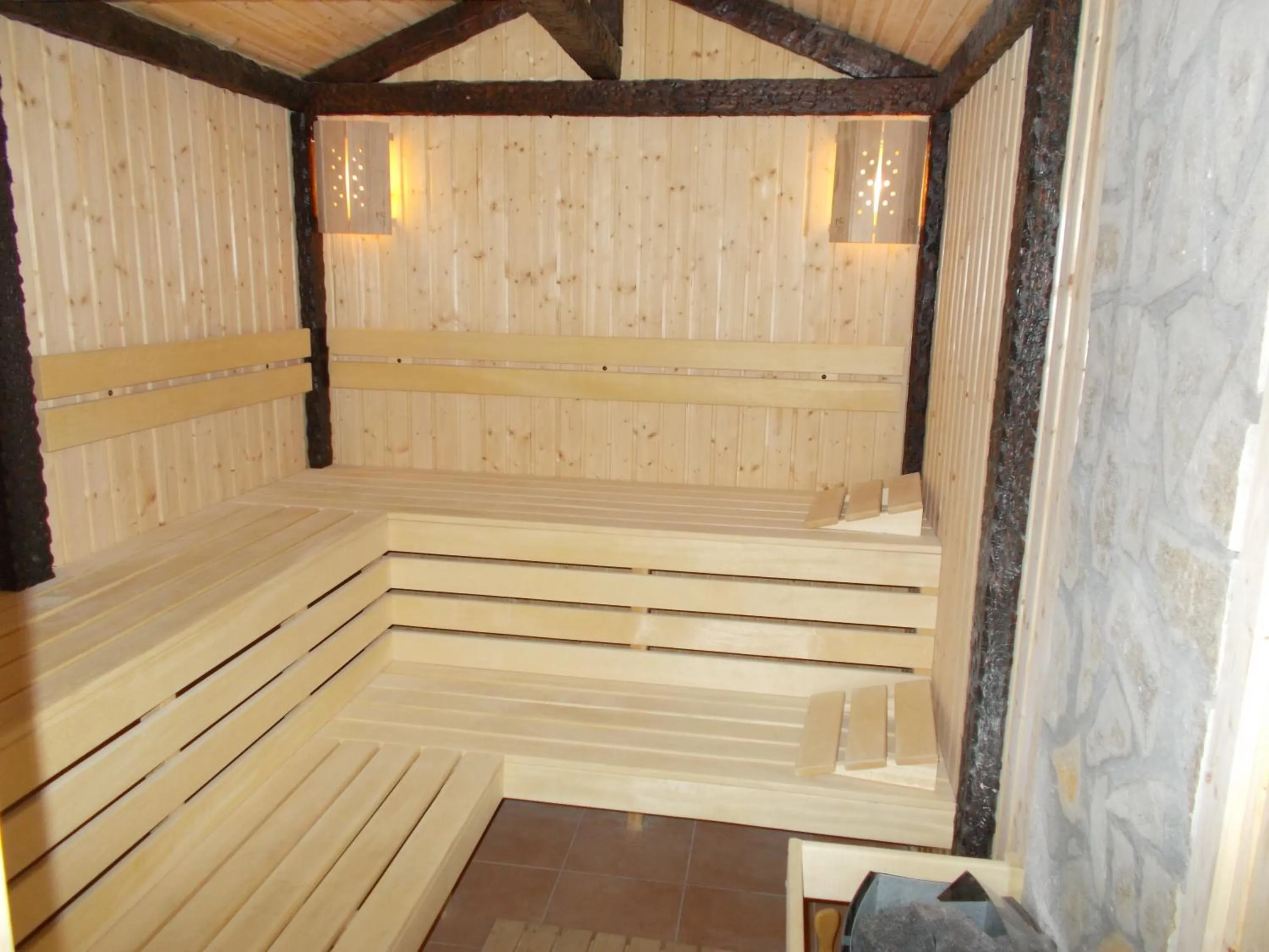 Sauna in Panorama Family Hotel