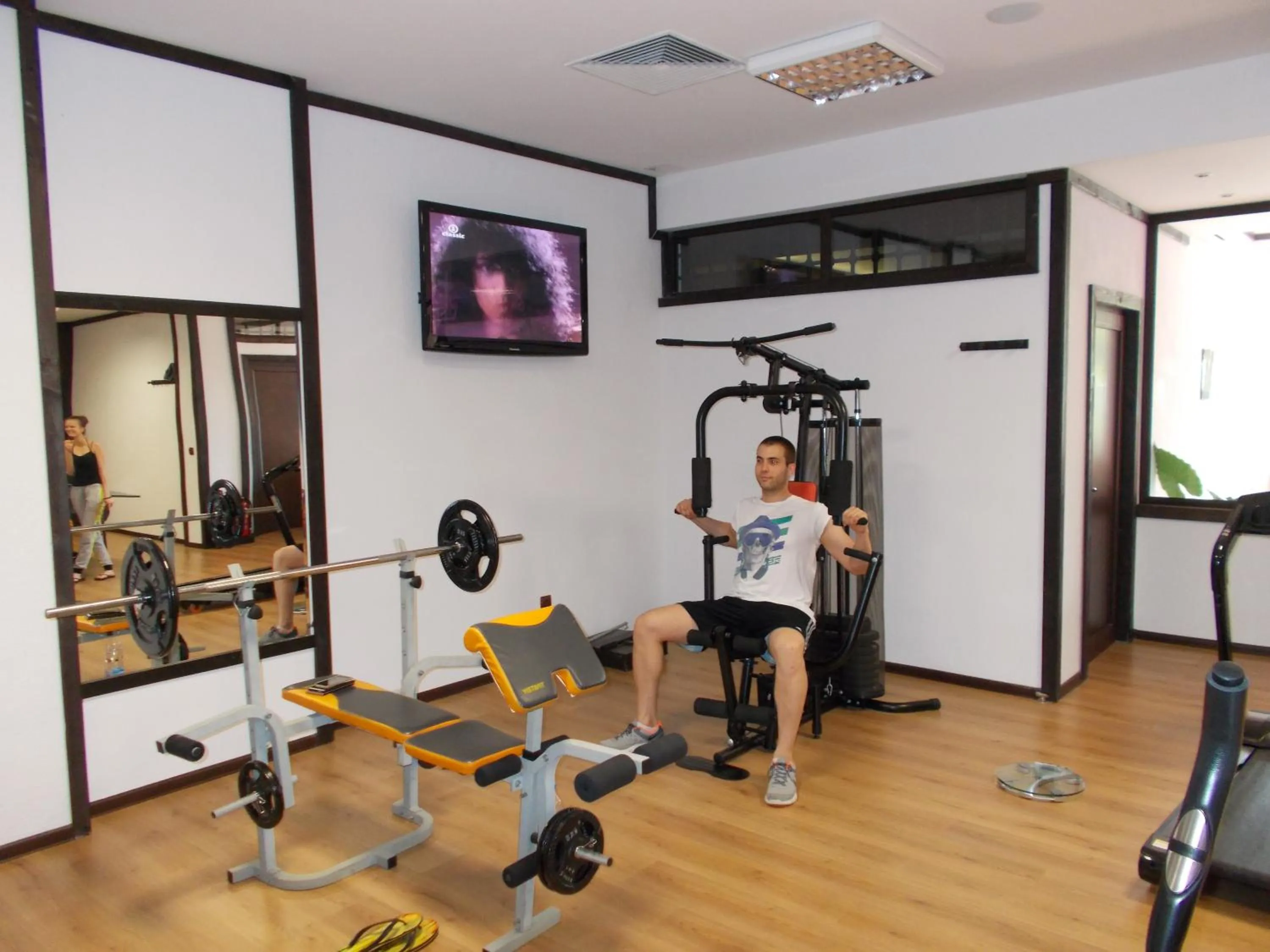 Fitness centre/facilities in Panorama Family Hotel