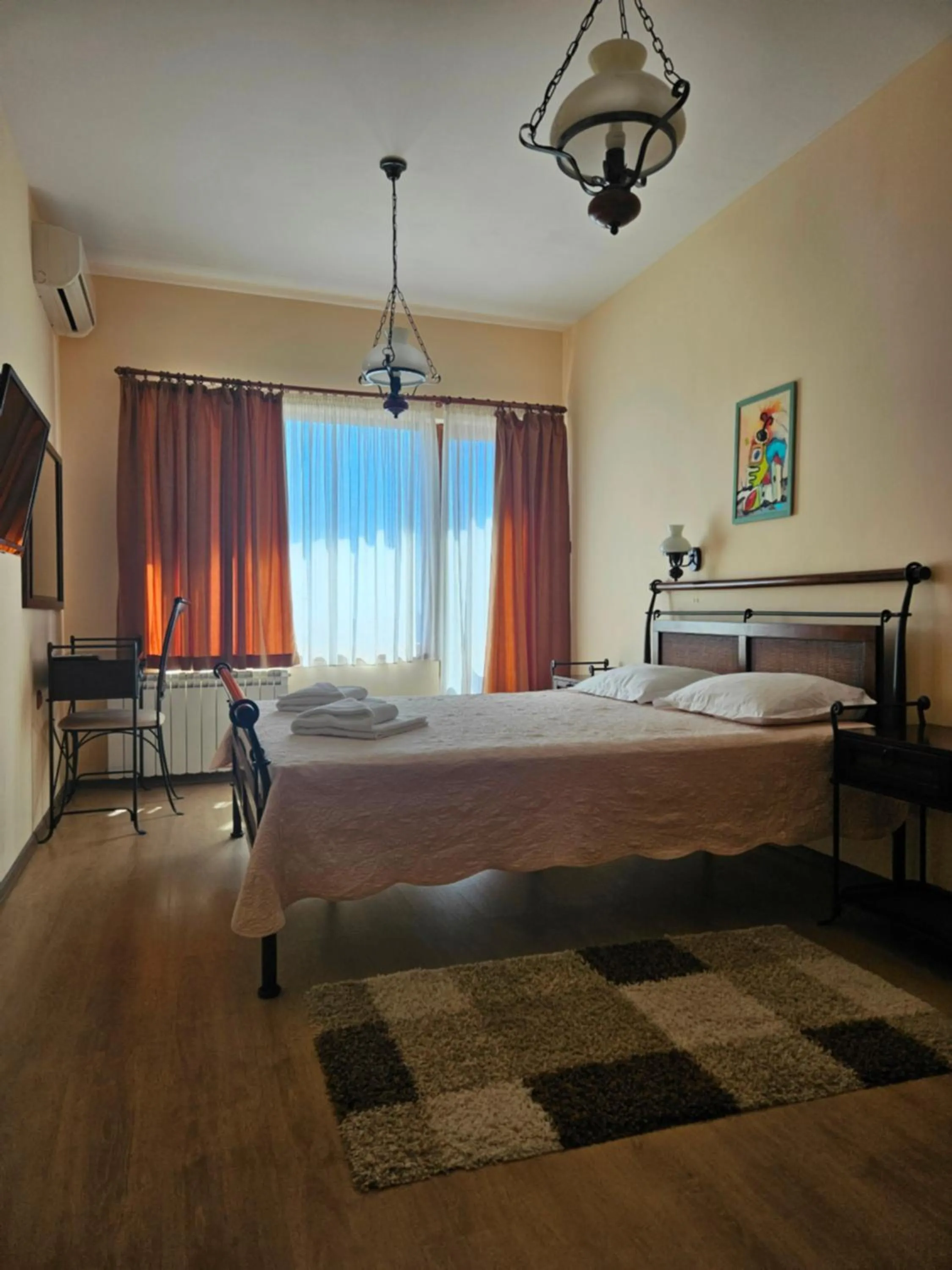 Bedroom, Bed in Panorama Family Hotel