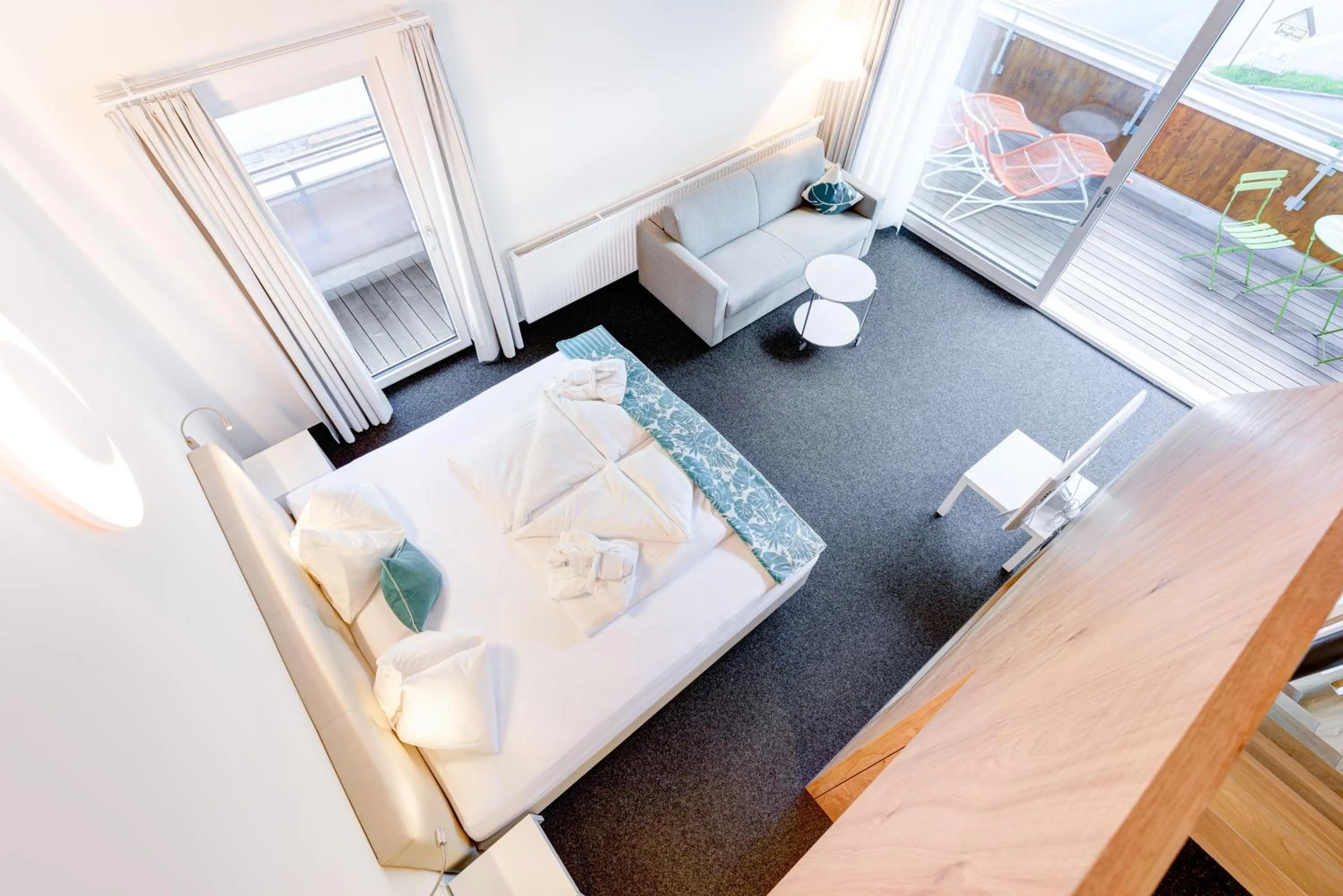 Deluxe King Suite with infrared sauna  in Hotel Lün