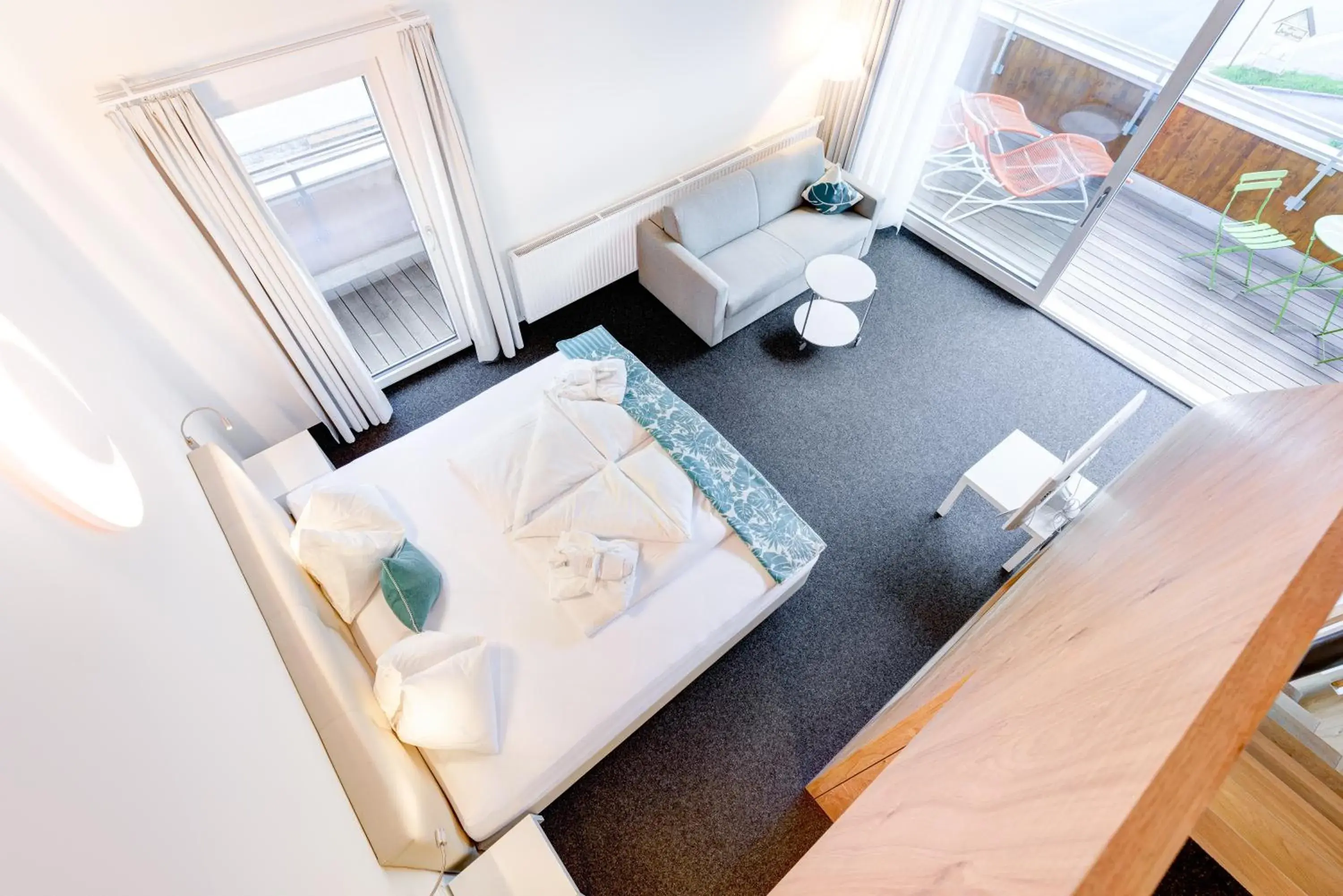 Deluxe King Suite with infrared sauna in Hotel Lün Deluxe King Suite with infrared sauna in Hotel Lün